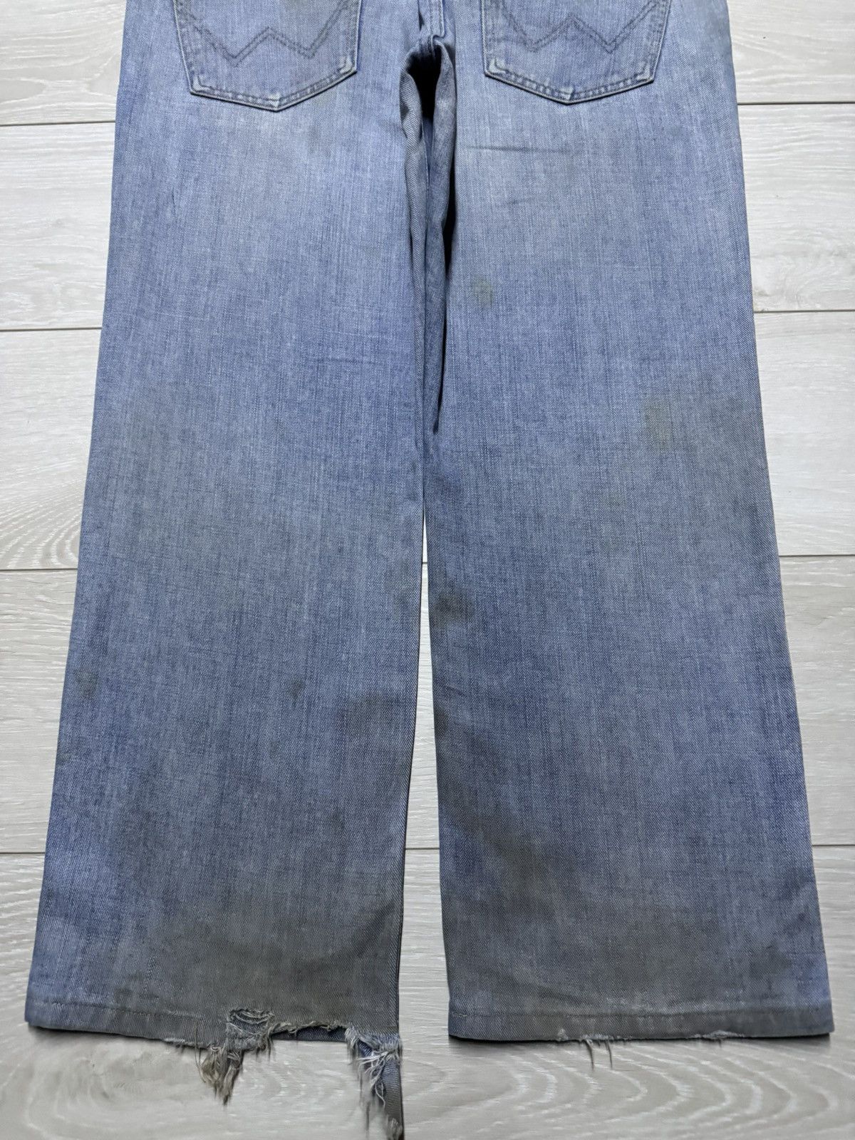 Edwin Vintage Japanese Edwin 403 Grunge Distressed Baggy Jeans Size US 38 / EU 54 - 6 Thumbnail