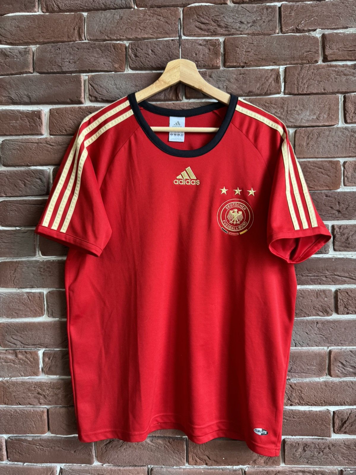 Vintage Rare Vintage 00s Germany Red 2008 Jersey Adidas Soccer Size US M / EU 48-50 / 2 - 1 Thumbnail