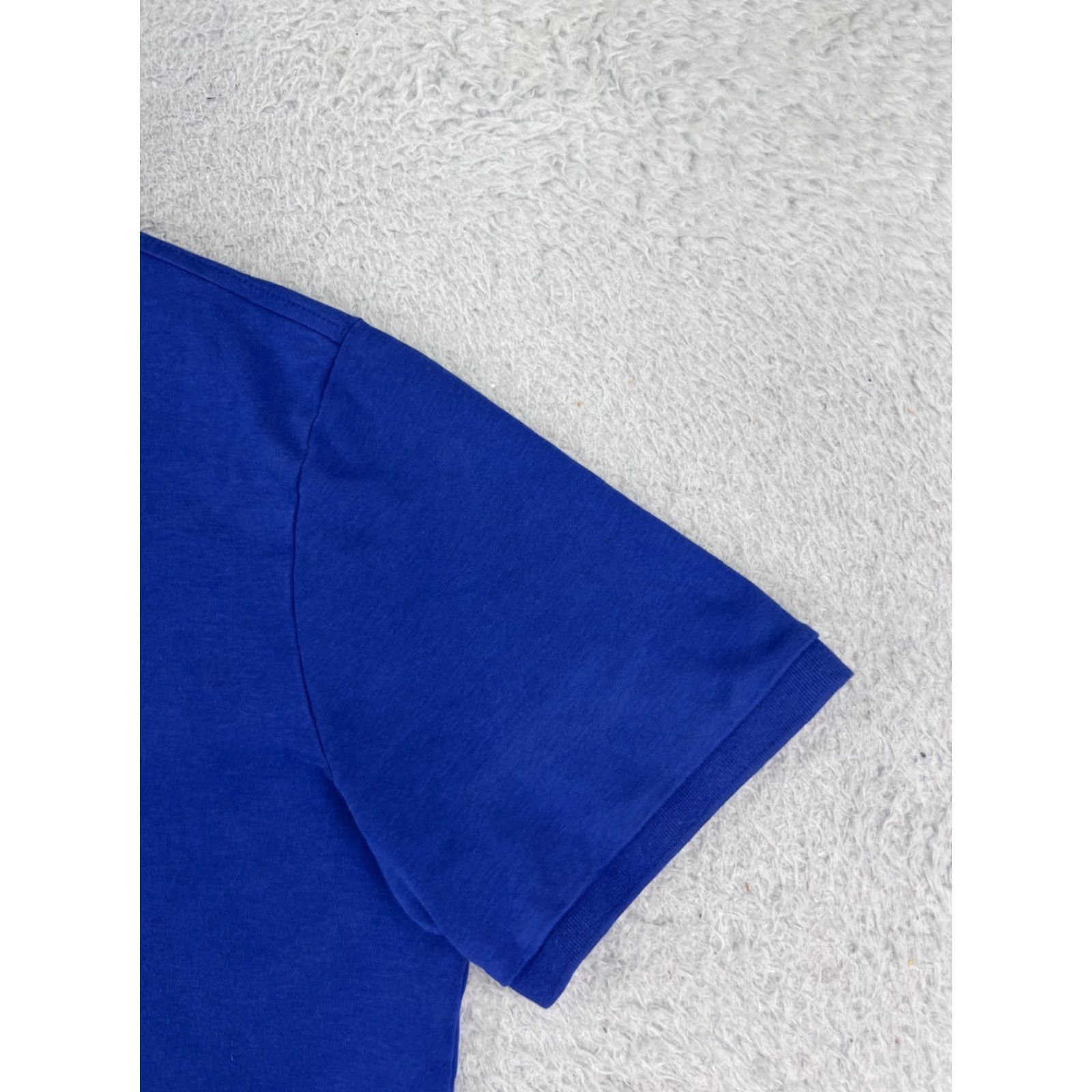 Ralph Lauren VINTAGE Ralph Lauren Polo Shirt Men L Blue Polo Short Sleeve 100% Cotton Jersey Slim Embroidered Logo Golf Pony Shirt Neck Collared Button Wind? Size US L / EU 52-54 / 3 - 5 Thumbnail