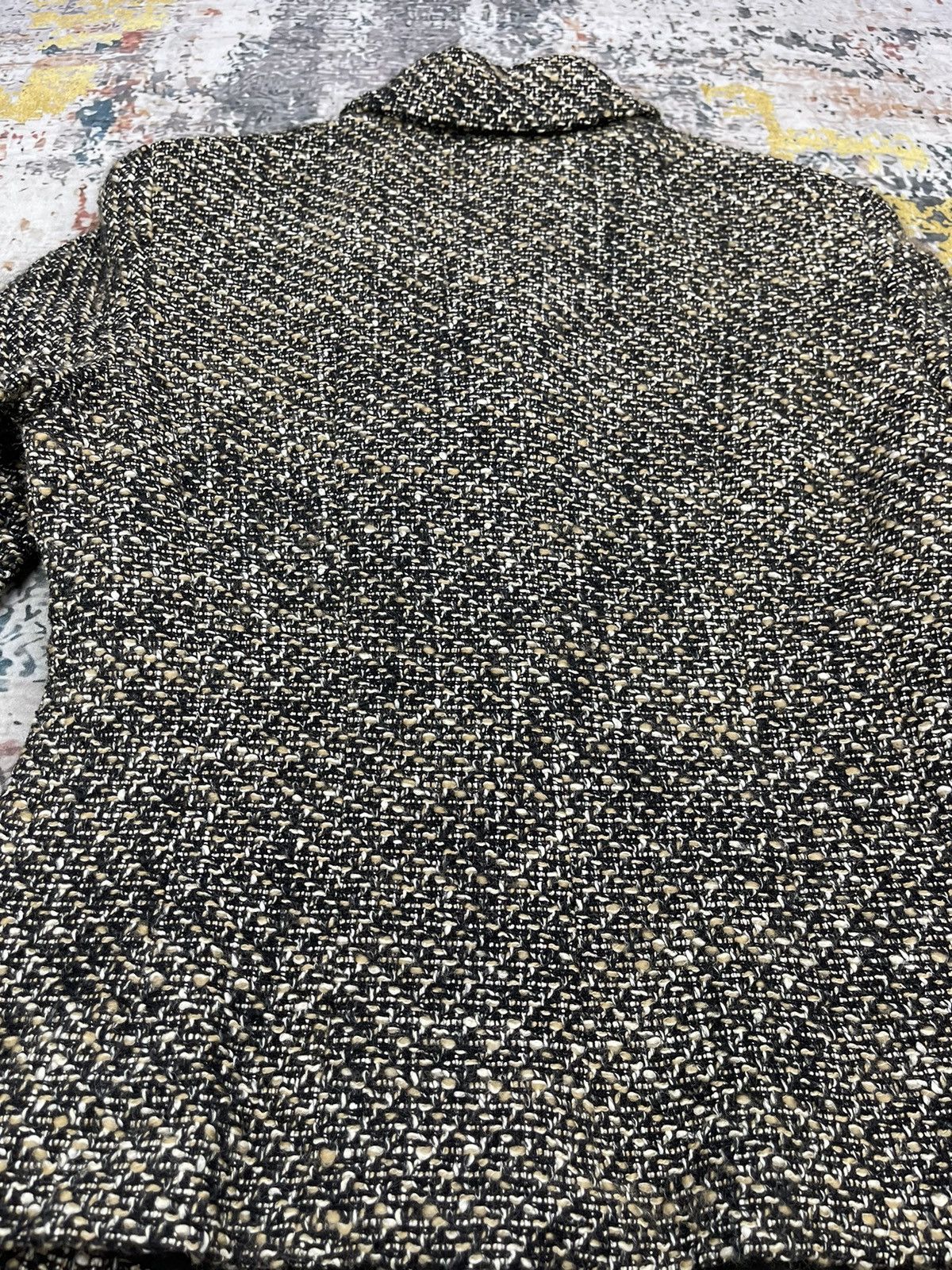 Max Mara Pianoforte di Max Mara Wool Tweed Single Breasted Size M / US 6-8 / IT 42-44 - 7 Thumbnail