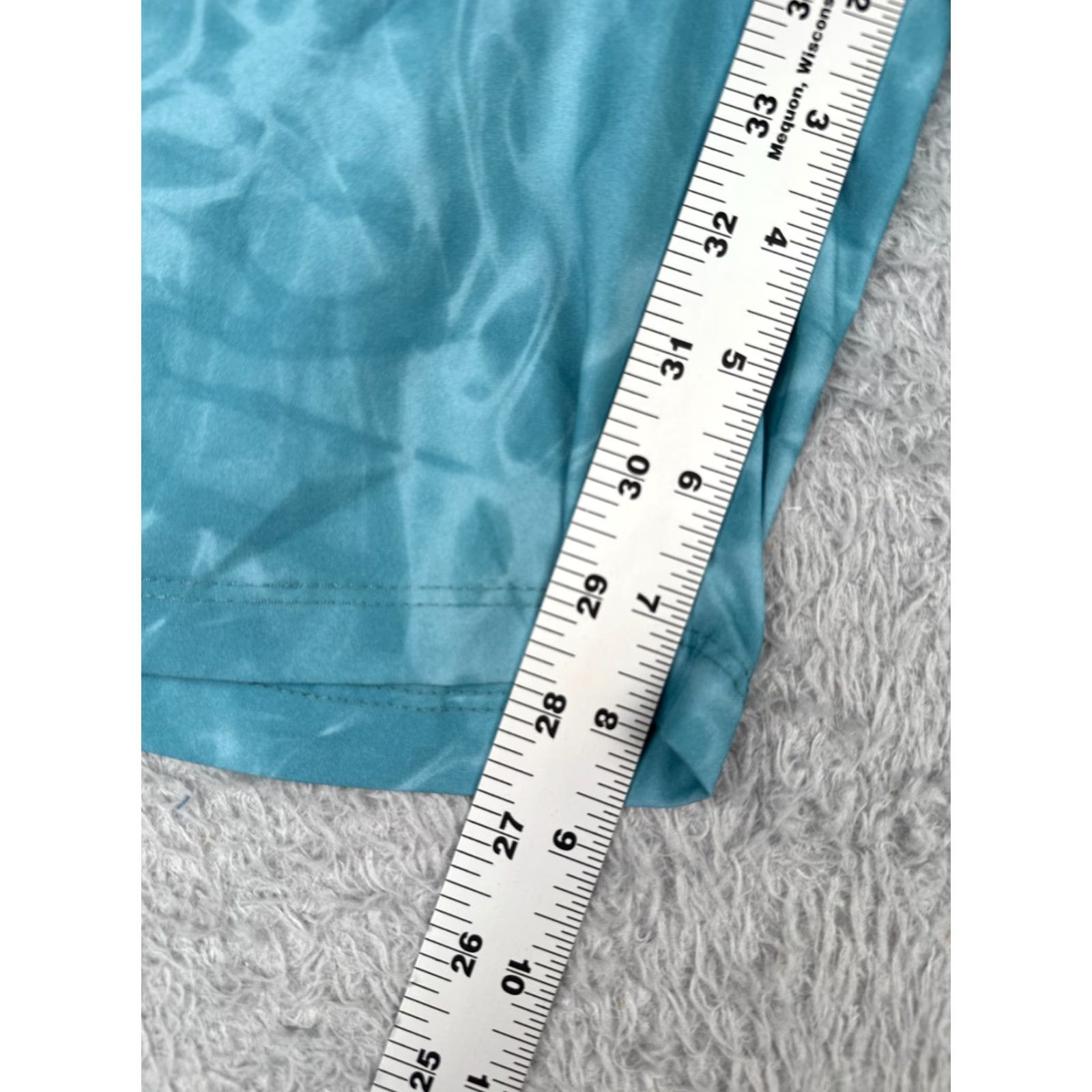 Hurley Hurley Swim Trunks Mens XL Blue Water Pattern Lined Elastic Waist Board Shorts Size US 36 / EU 52 - 7 Thumbnail