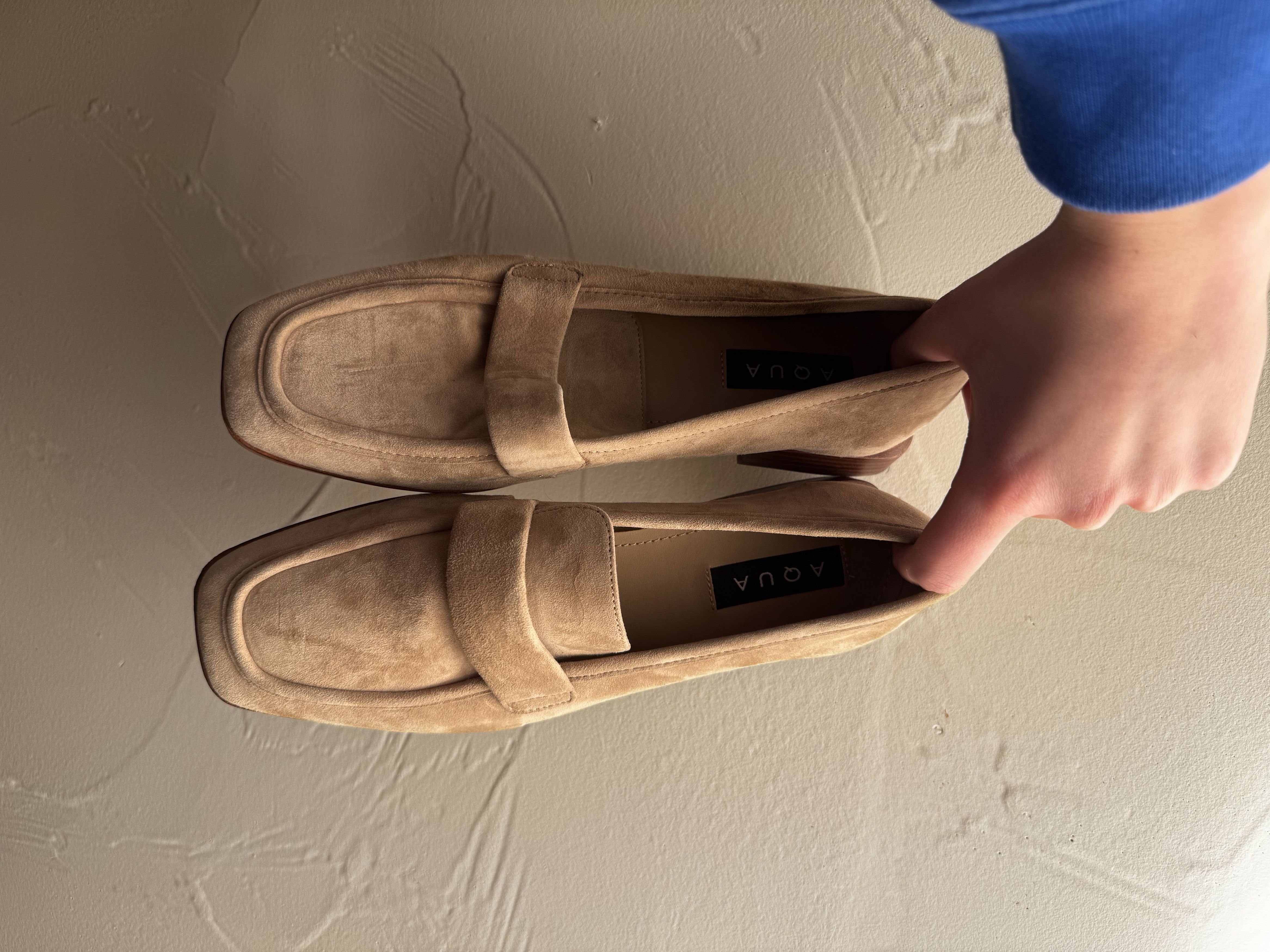 AQUA NEW Aqua Suede Flats / Loafers Size US 9 / IT 39 - 2 Thumbnail