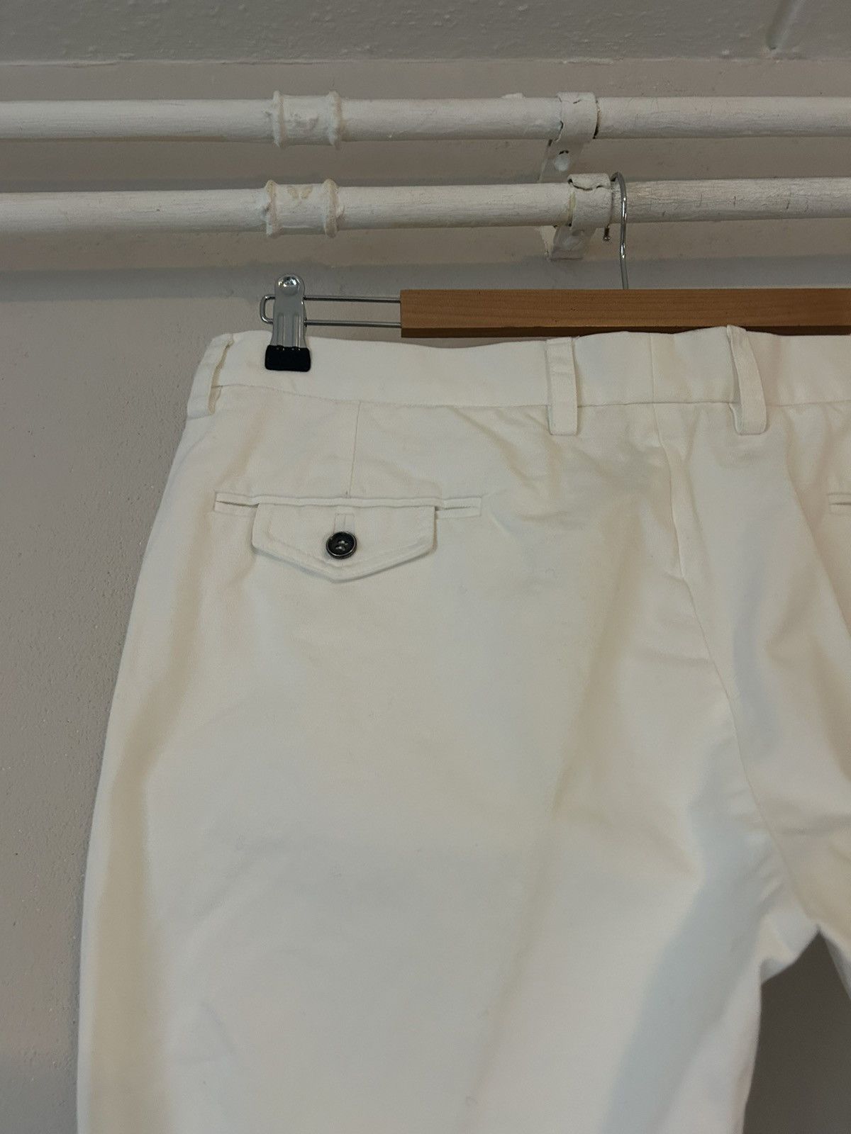 Gucci Gucci White Cotton-Blend Trousers – Size 54 Size US 38 / EU 54 - 13 Thumbnail