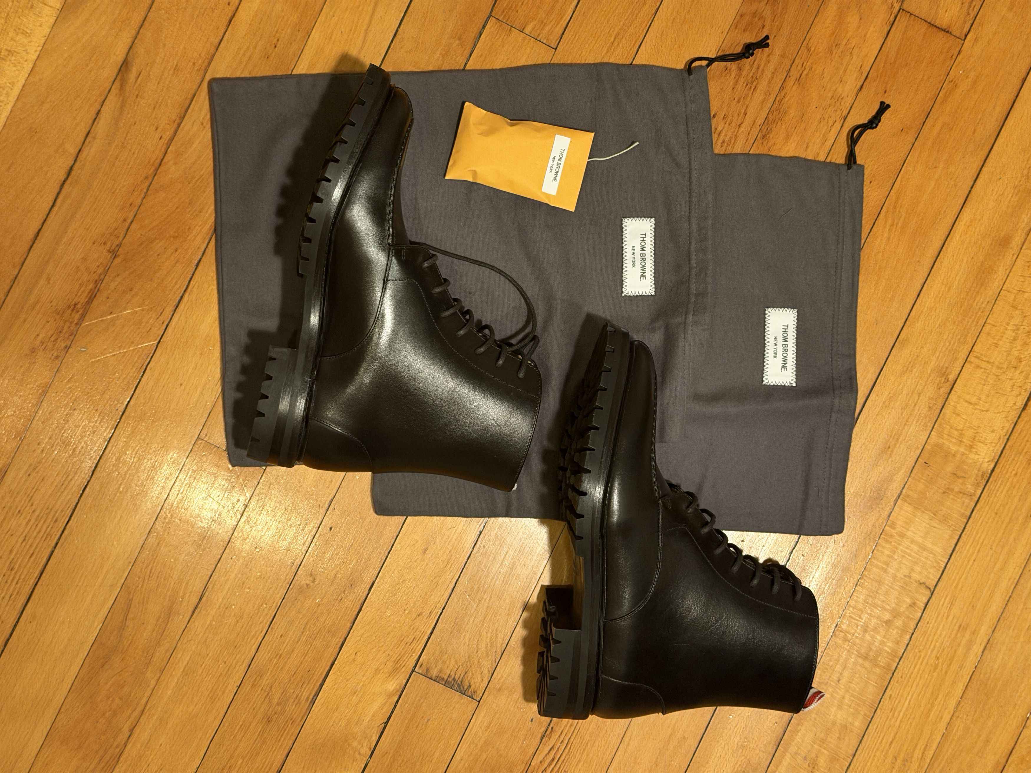 Thom Browne Box Calf Commando Sole Appon Stitch Boot Size US 8 / EU 41 - 8 Thumbnail