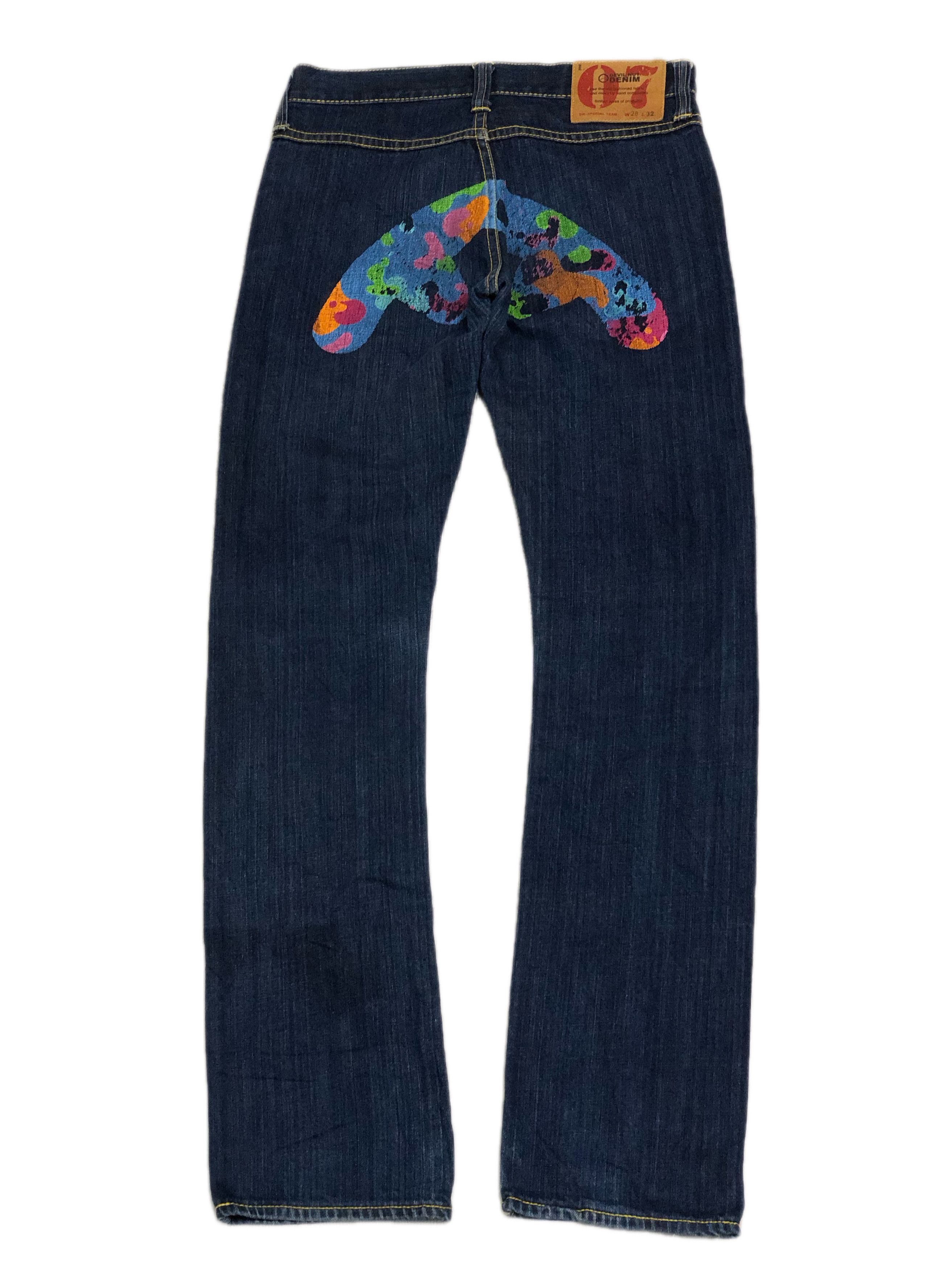 Japanese Brand Vintage Devil Nut Denim Pants Size US 28 / EU 44 - 1 Thumbnail