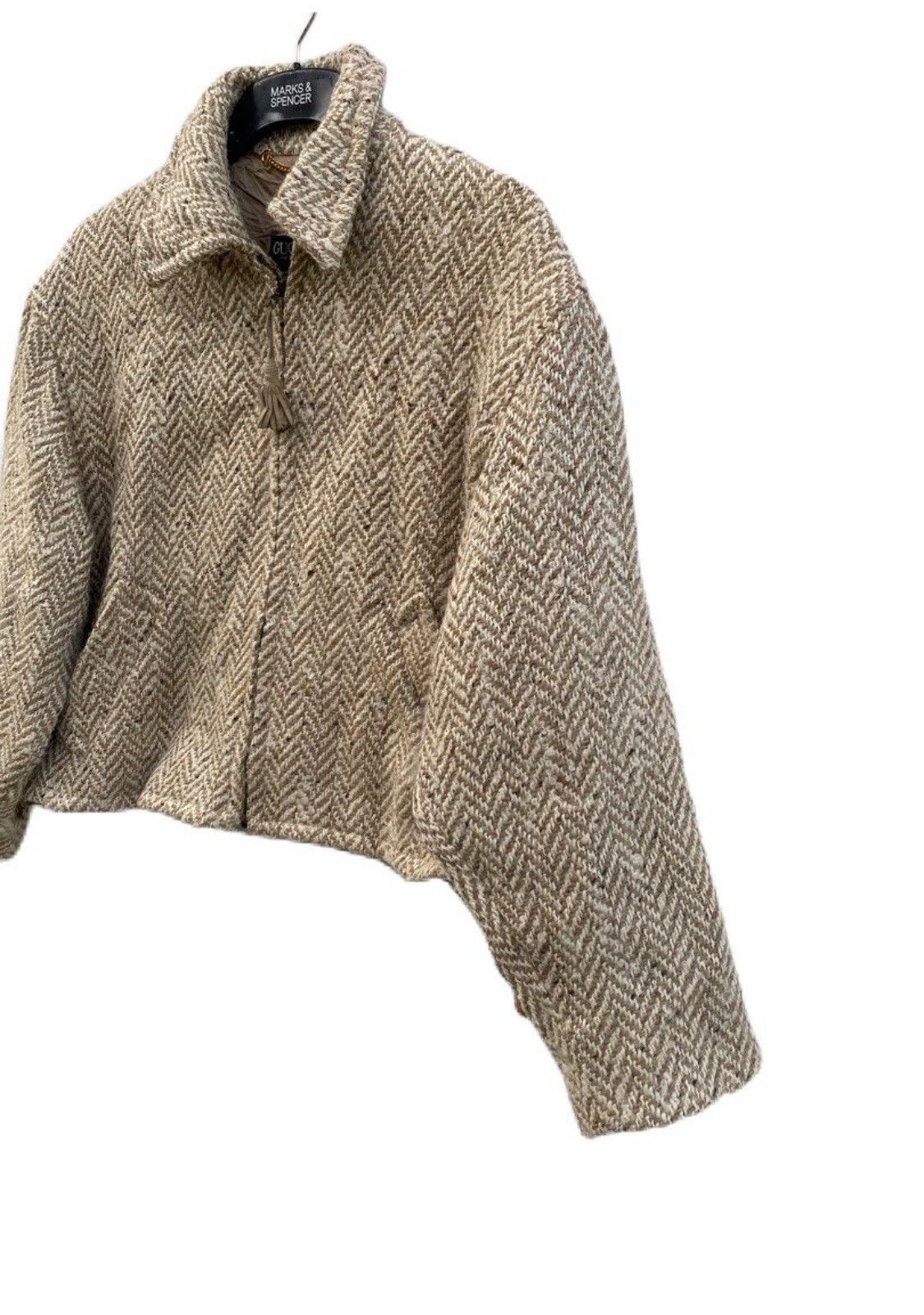 Gucci × Vintage LAST DROP VINTAGE GUCCI HERRIGBONE DESIGN ZIP MADE IN ITALY Size US M / EU 48-50 / 2 - 3 Thumbnail