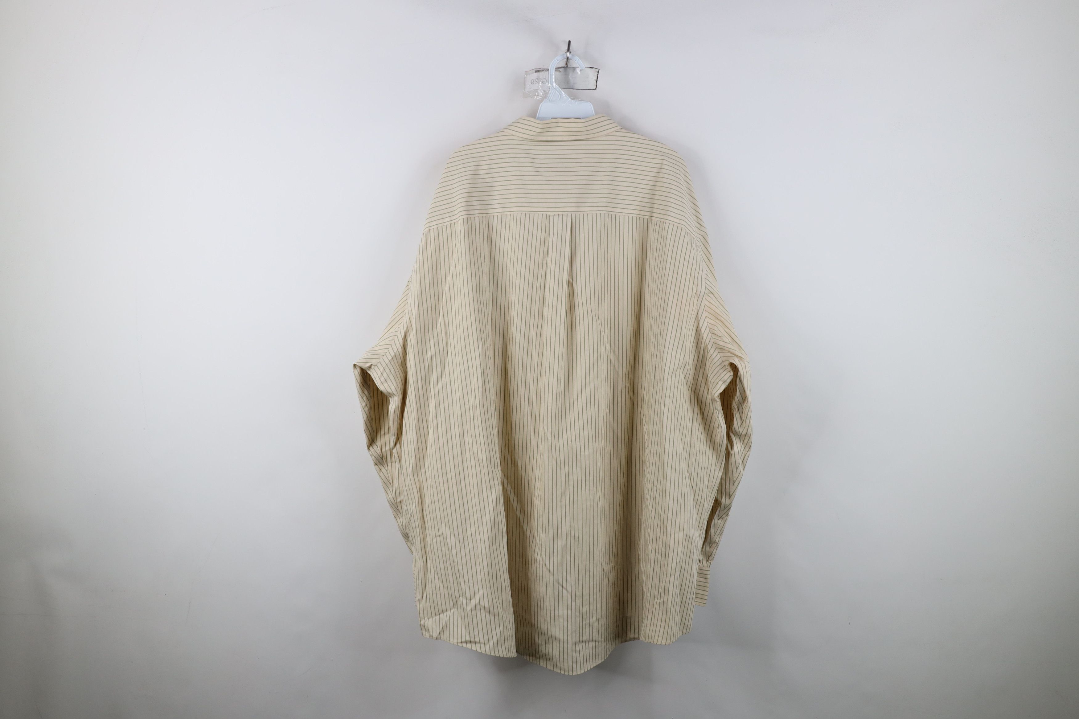 Cabelas Vintage Cabelas Pinstriped Collared Oxford Button Down Shirt Size US XXL / EU 58 / 5 - 12 Thumbnail