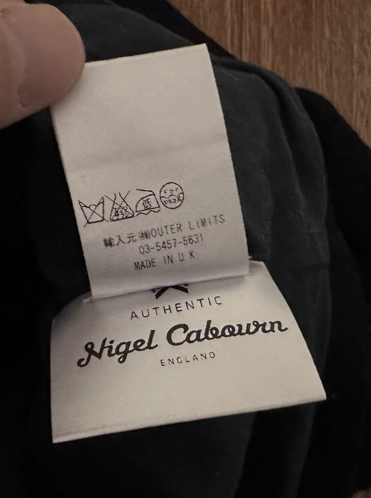 Nigel Cabourn Nigel Cabourn Harris Tweed vest British wool vest Size US S / EU 44-46 / 1 - 5 Thumbnail