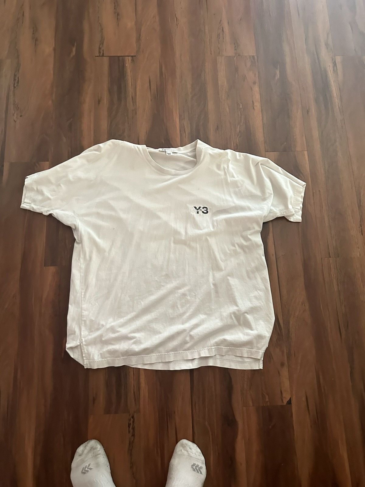 Adidas × Y-3 × Yohji Yamamoto Y-3 Oversized Logo T-Shirt | Grailed