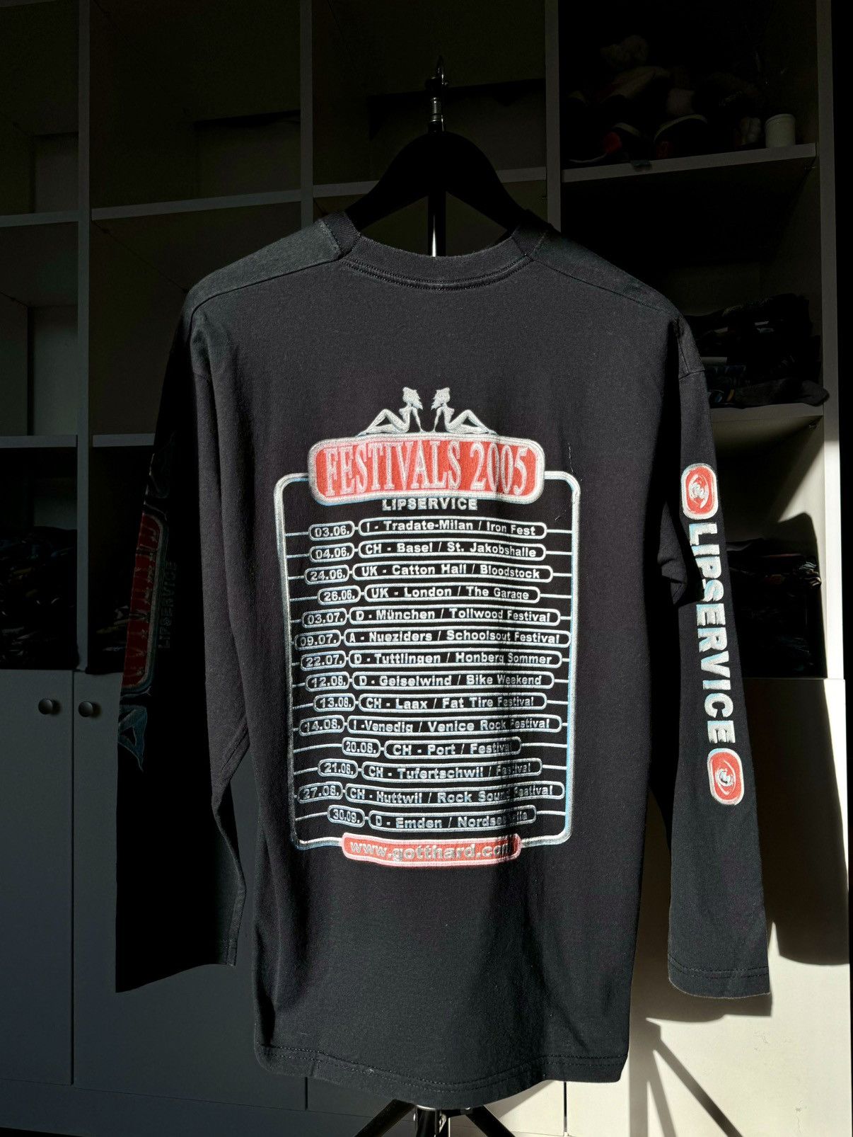 Band Tees Vintage 2005 GOTTHARD Lipservice Tour Longsleeve Tee Size US M / EU 48-50 / 2 - 5 Thumbnail