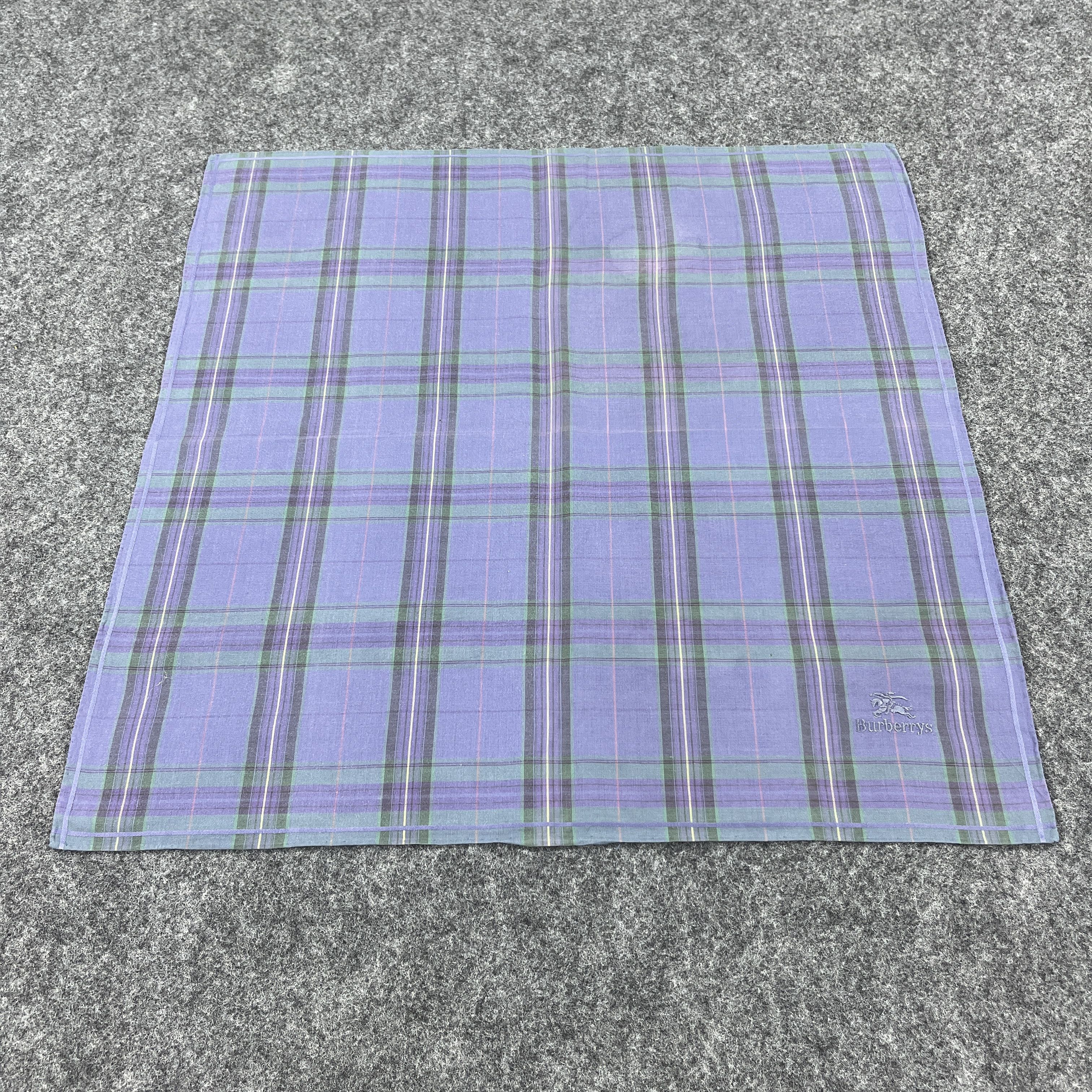 Burberry × Vintage Burberry Handkerchief / Bandana / Neckerchief B119 Size ONE SIZE - 2 Thumbnail