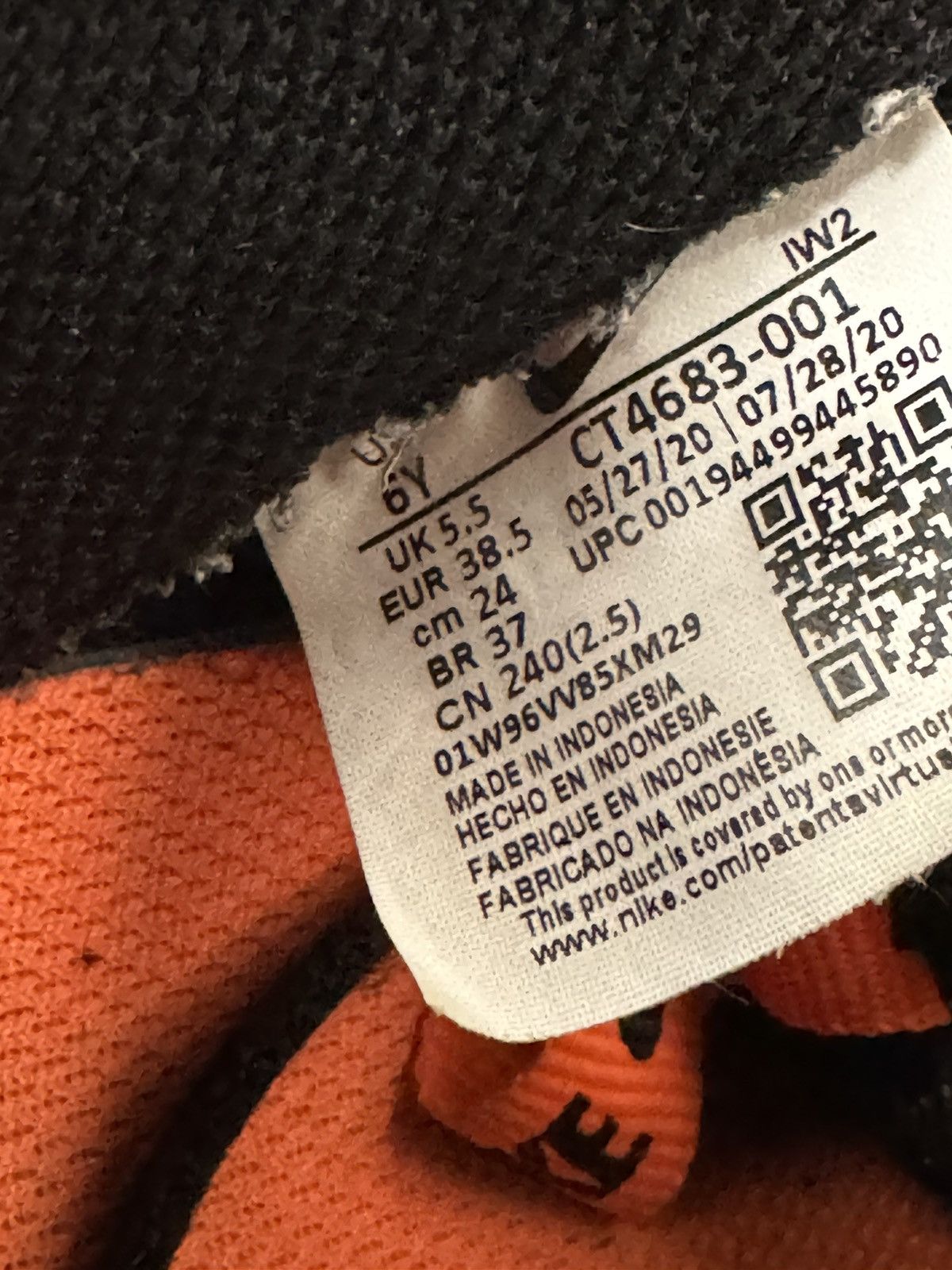 Nike NIKE AIR FORCE 1 LOW LV8 WORLDWIDE BLACK ORANGE СТ4683-001 Size US 8 / IT 38 - 12 Thumbnail