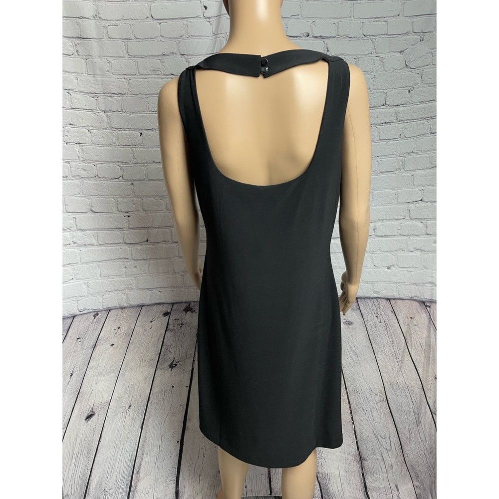 White House Black Market NWT New White House Black Market Knit Shift Black Dress Siz Size M / US 6-8 / IT 42-44 - 5 Thumbnail
