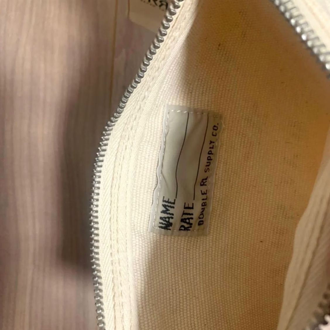 Ralph Lauren RRL Ralph Lauren Pouch Zip Canvas Unisex New with Tag 12×22cm Ivory Bag - 12×22cm Casual Size ONE SIZE - 5 Thumbnail