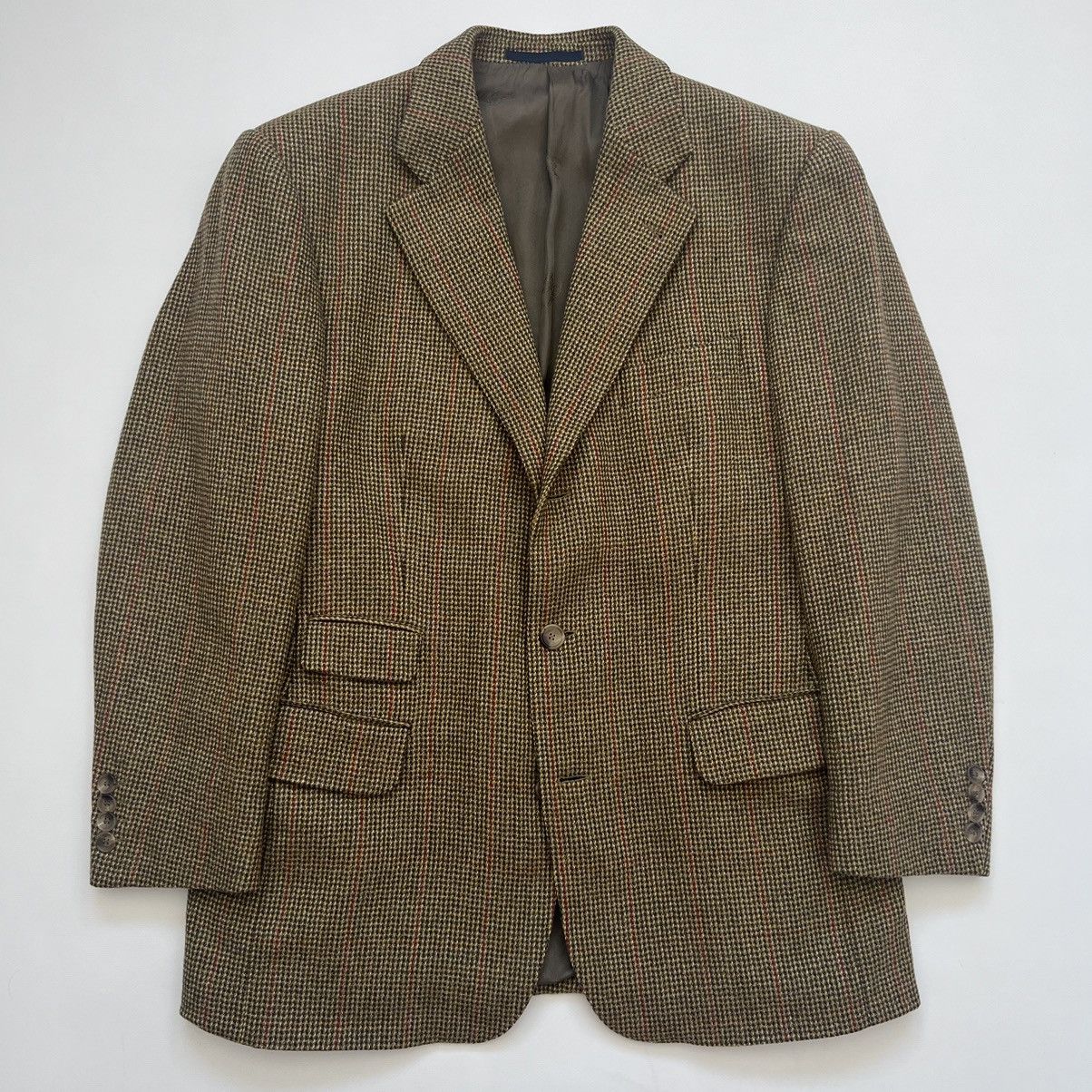 Burberry Vintage Burberry wool/cashmere checked blazer jacket Size 38S - 1 Thumbnail