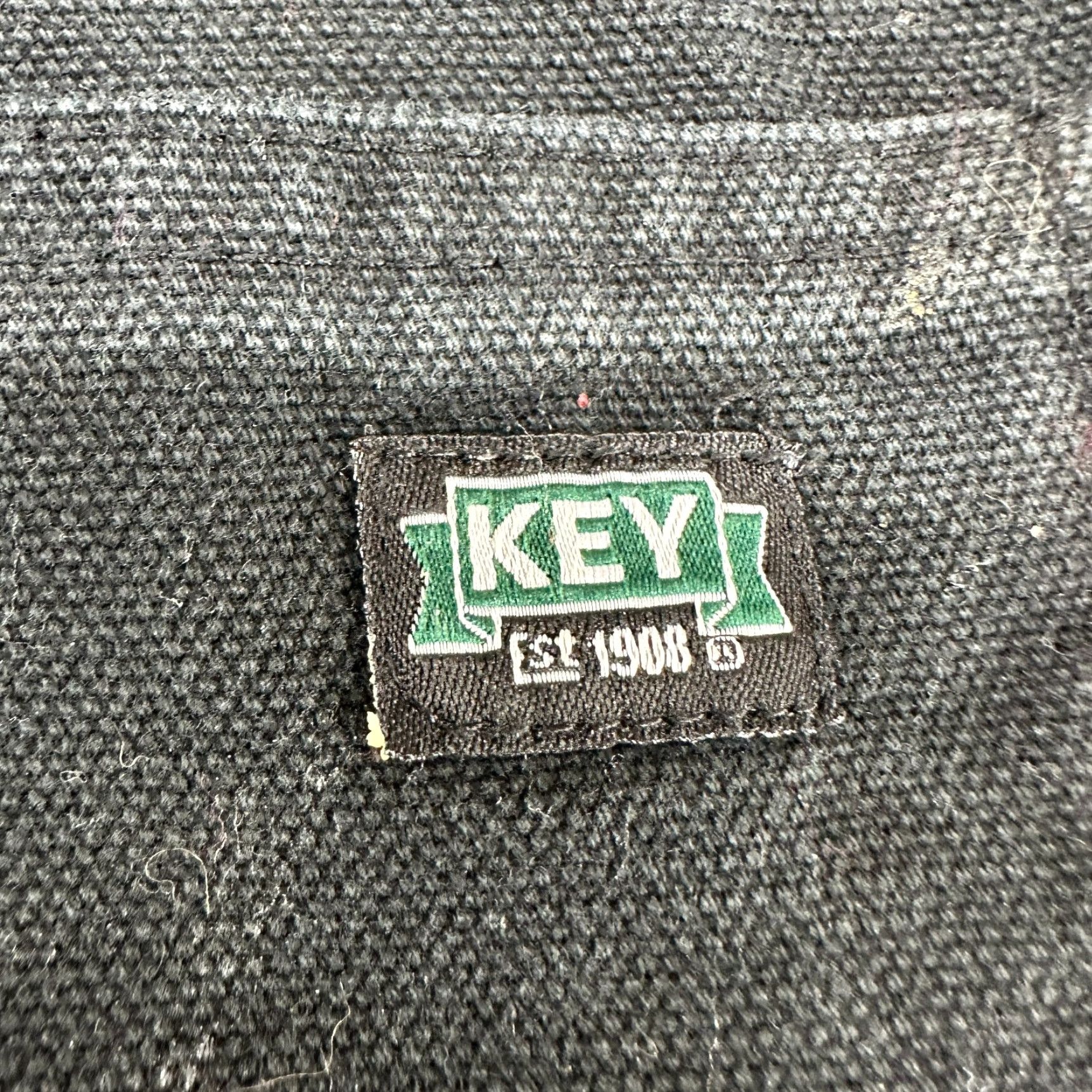 Vintage Key Pants Mens 30x32 Black Carpenter Workwear Duck Canvas Double Knee Cotton Pants Size US 30 / EU 46 - 3 Thumbnail