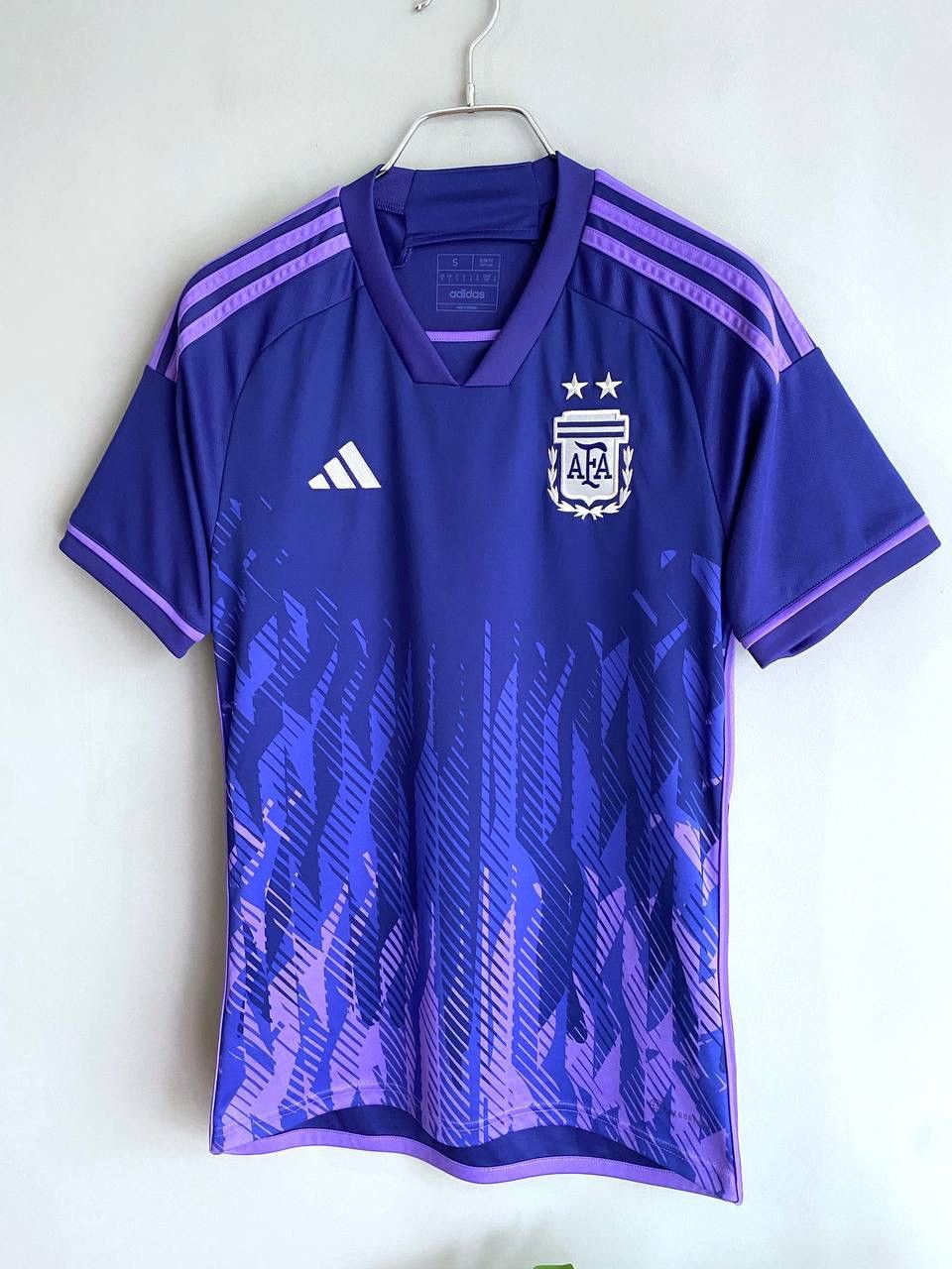 Adidas Argentina National Football Team 2022 Away Soccer Jersey, S Size US S / EU 44-46 / 1 - 2 Thumbnail