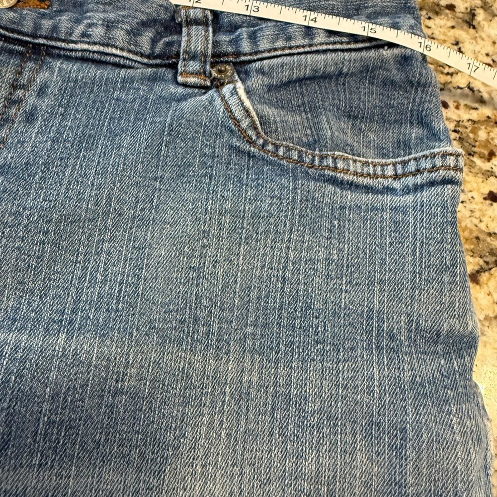 Other Lauren Jeans Co. Ralph Lauren distressed denim jeans SZ 10P Size 32" / US 10 / IT 46 - 8 Thumbnail