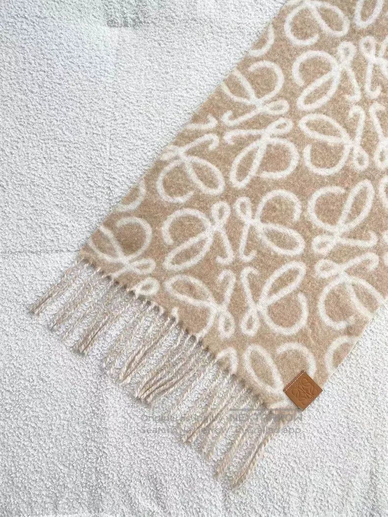 Loewe Loewe Logo Print Scarf Size ONE SIZE - 3 Thumbnail