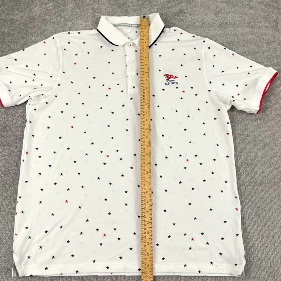 Puma PUMA Polo Shirt Men Large White Star 123rd US Open Los Angeles Country Club LACC Size US L / EU 52-54 / 3 - 3 Thumbnail