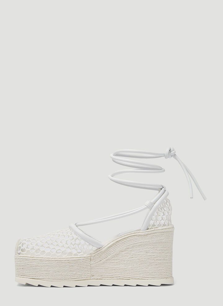 Bottega Veneta o1s1wg110924 Stretch in White Size US 10 / IT 40 - 2 Thumbnail
