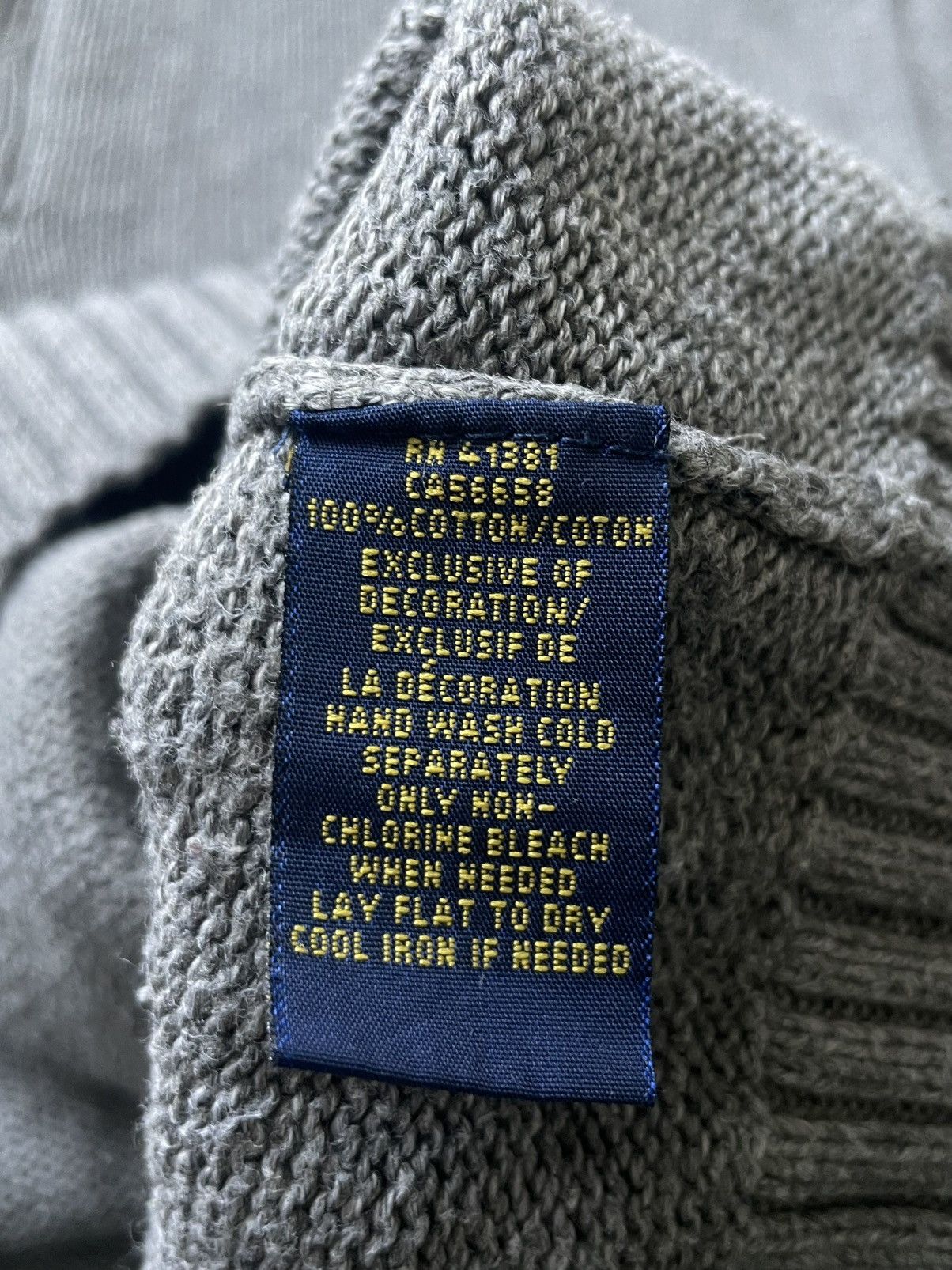 Polo Ralph Lauren Vintage Y2K Polo Ralph Lauren 00’s Sweater 1/4 RARE Size US S / EU 44-46 / 1 - 7 Thumbnail