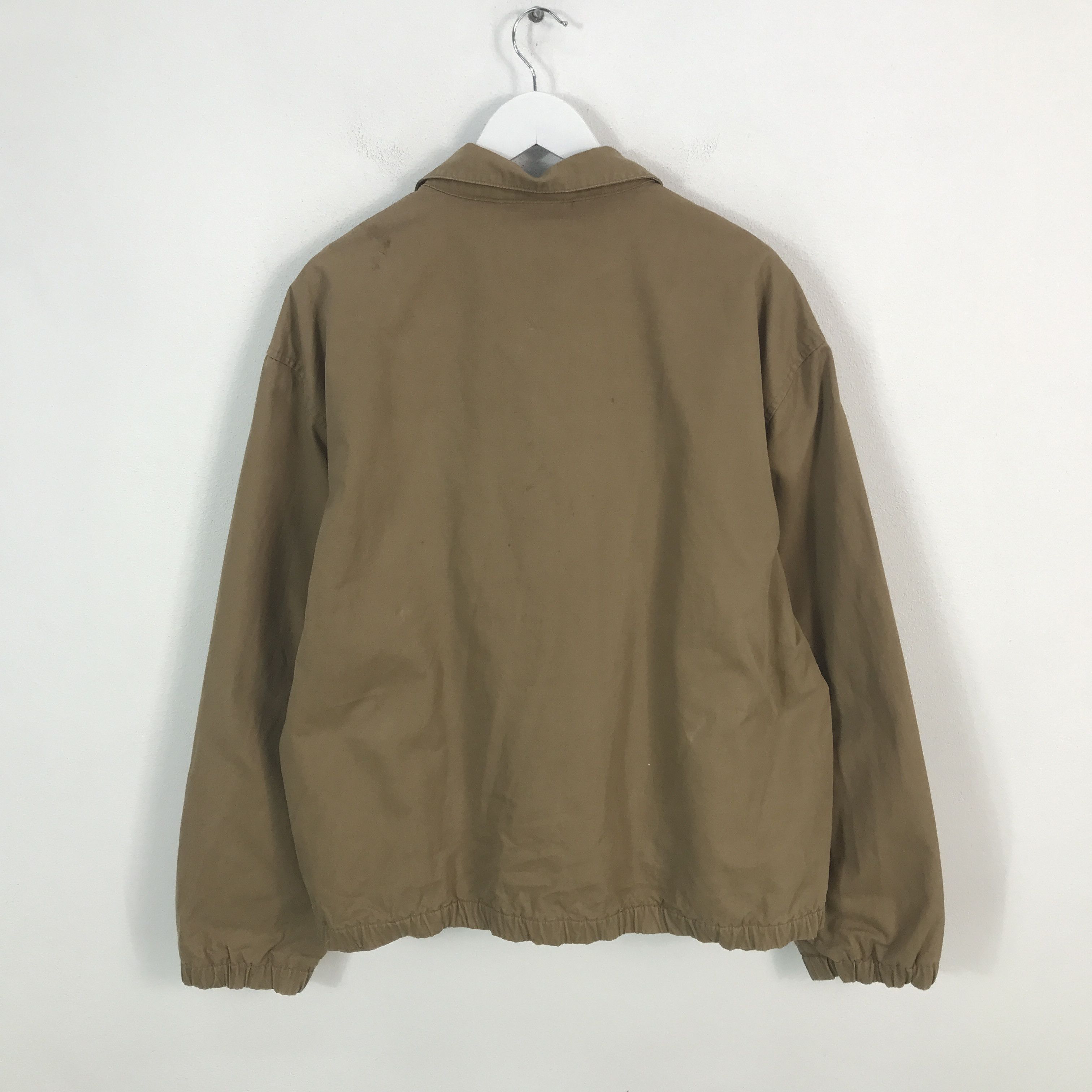 Polo Ralph Lauren × Vintage Vtg Polo Ralph Lauren Brown Zipper Jacket Size US XXL / EU 58 / 5 - 3 Thumbnail