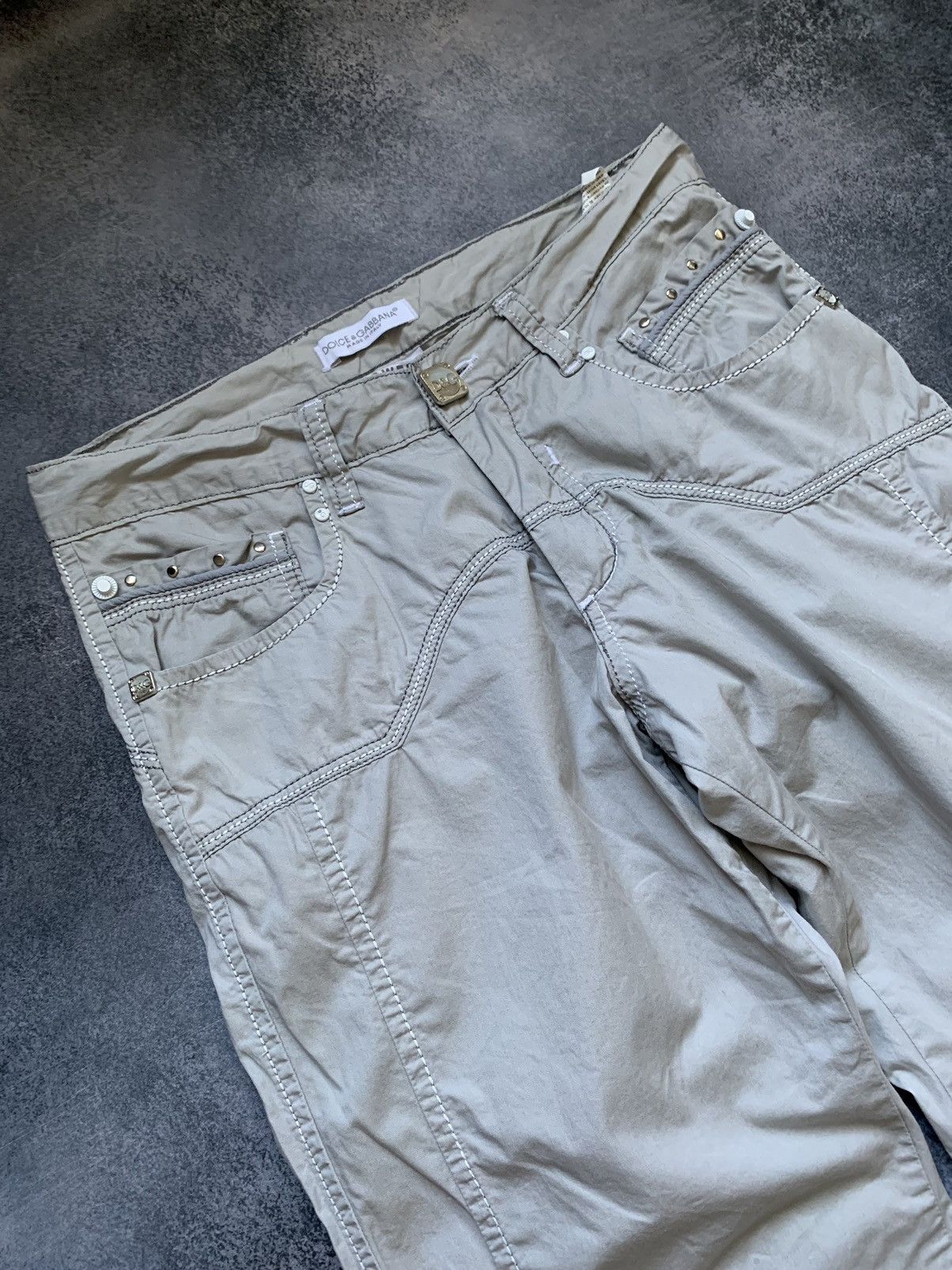 Dolce & Gabbana × Hysteric Glamour × Japanese Brand Vintage Avant Garde Balenciaga Style Dolce & Gabbana Pants Size US 31 - 5 Thumbnail
