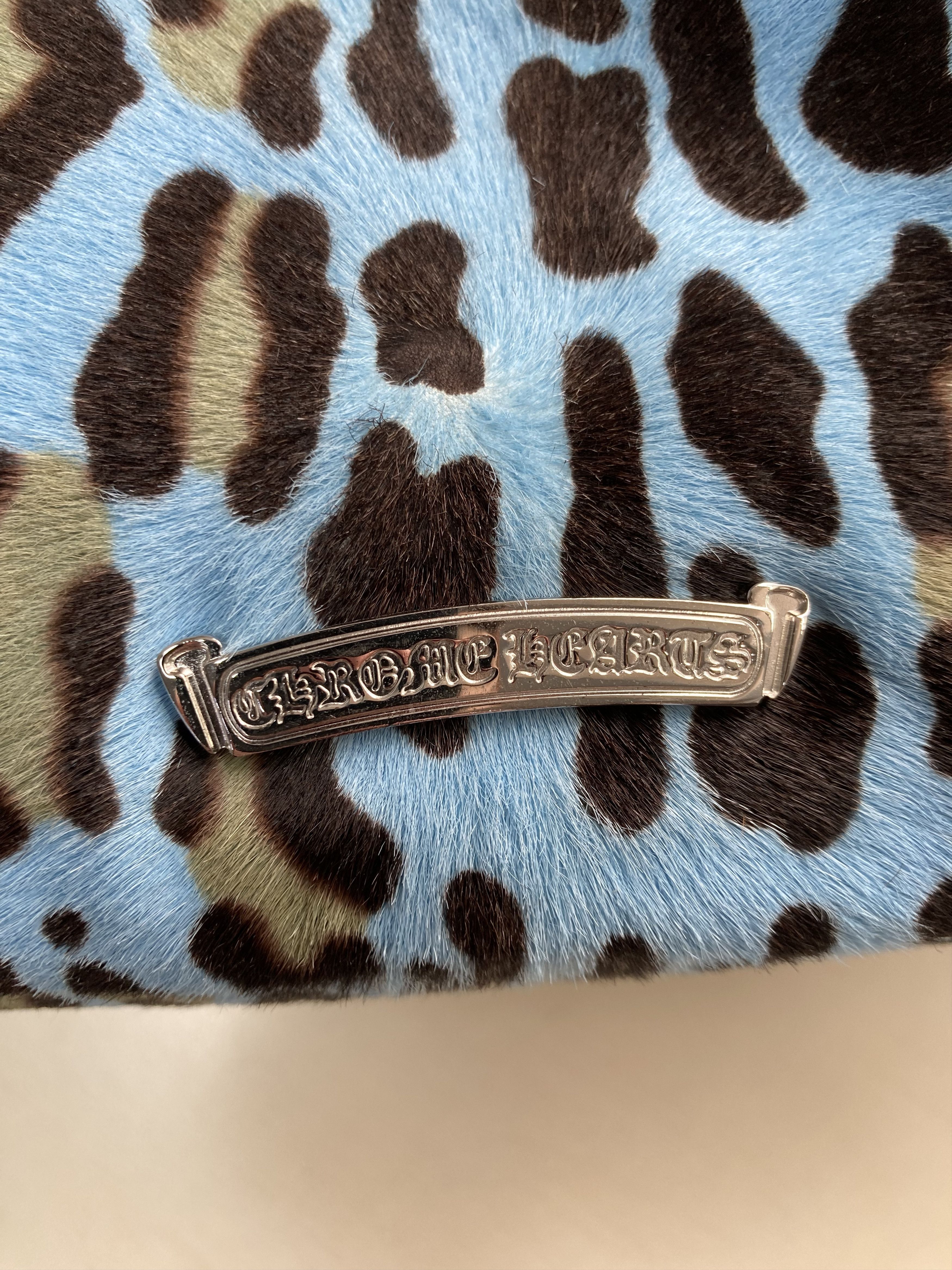 Chrome Hearts Chrome Hearts Leopard Pony Hair Silver Cross Lyon Bag Size ONE SIZE - 10 Thumbnail