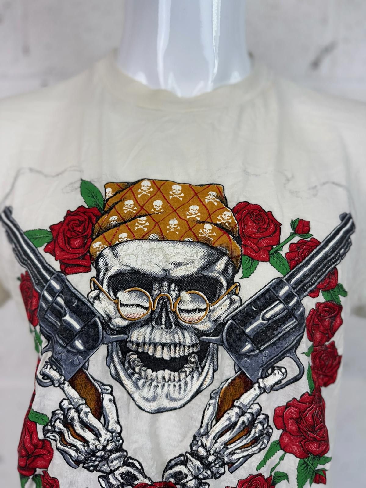 Designer Screen Stars Graphic Skull T-Shirt Design Mens Size L Size US L / EU 52-54 / 3 - 5 Thumbnail