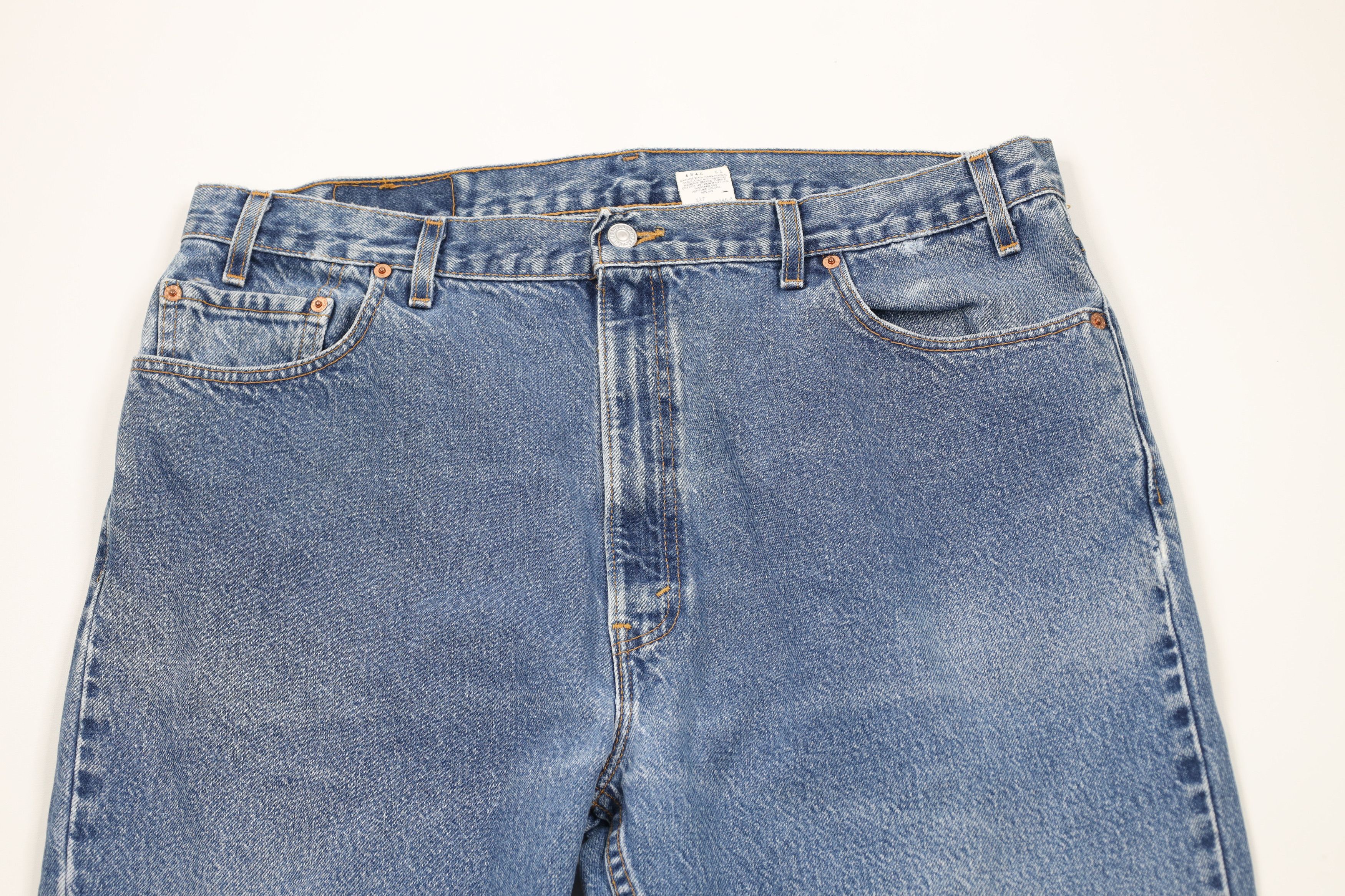 Levi's × Vintage Vintage Y2K 2001 Levis 505 Straight Leg Denim Jeans USA Size US 38 / EU 54 - 2 Thumbnail