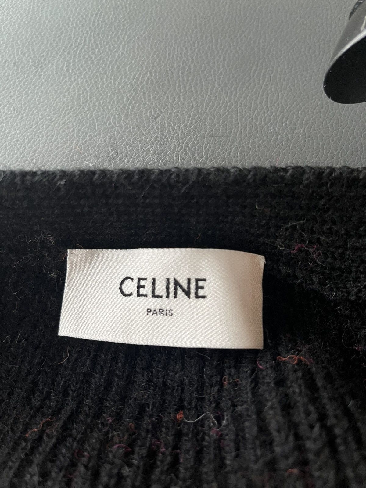 Celine × Hedi Slimane Super Runway Celine Hedi Slimane Logo Cardigan Coat Rare Size US L / EU 52-54 / 3 - 7 Thumbnail