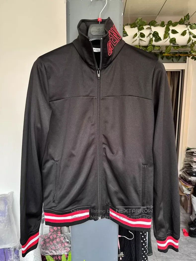 Givenchy Givenchy Black red striped embroidered stand collar school Size US S / EU 44-46 / 1 - 1 Thumbnail