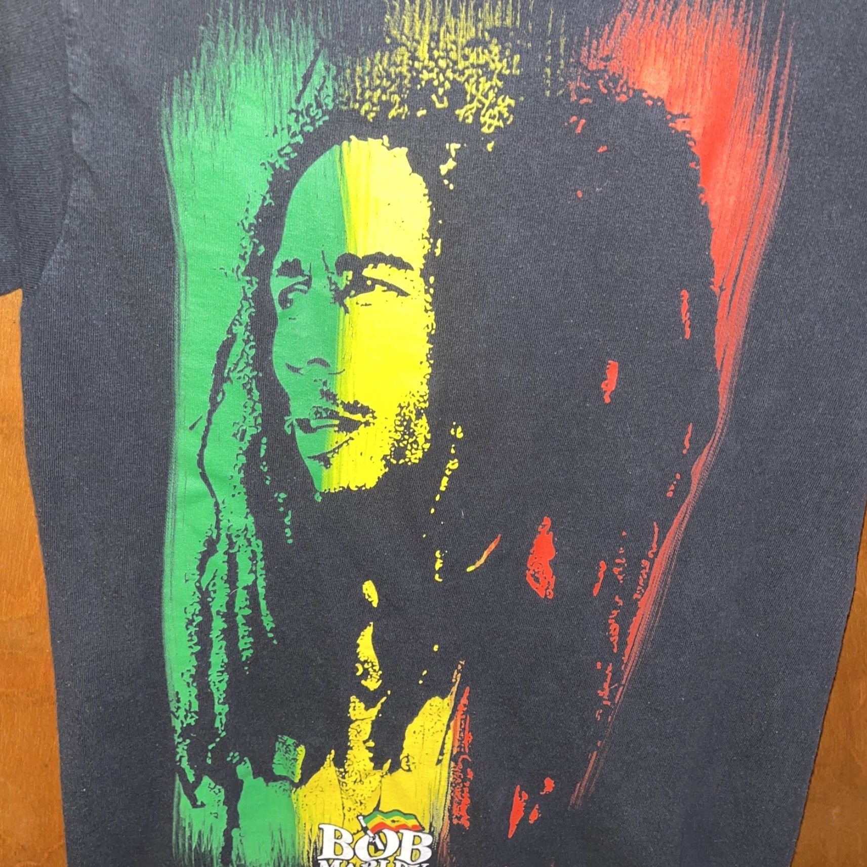 Vintage Zion Rootswear Bob Marley T Shirt Men Small Short Sleeve Black Music Reggae Jamaica Cotton Size US S / EU 44-46 / 1 - 2 Thumbnail