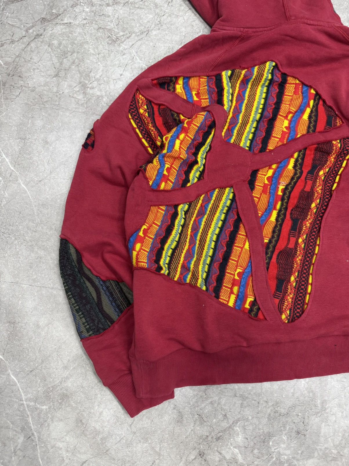 REWORKED NIKE 1 of 1 Coogi sweater custom hoodie sweatshirt