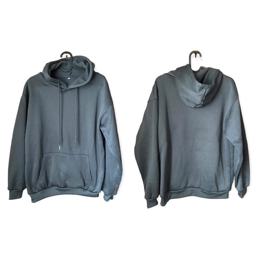 Shein Shein Women’s Gray Sweatshirt & Jogger Set Size S Thermal Li Size S / US 4 / IT 40 - 3 Thumbnail