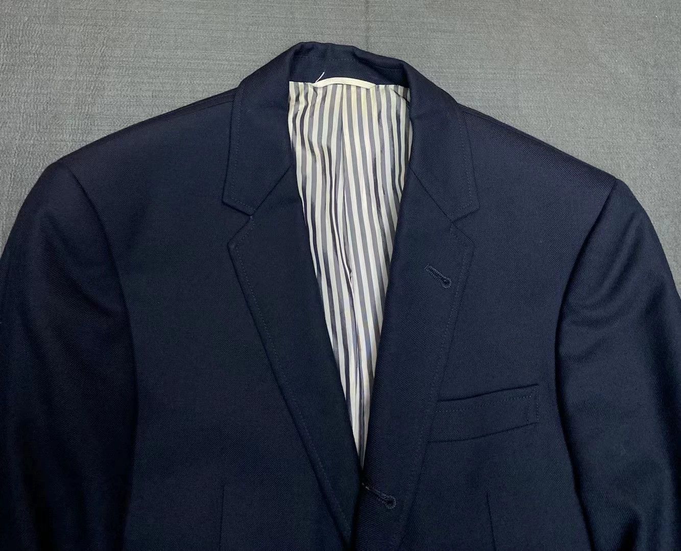 Thom Browne Thom Browne TB Navy Wool Blazer US0 95New Small Size 36R - 3 Thumbnail