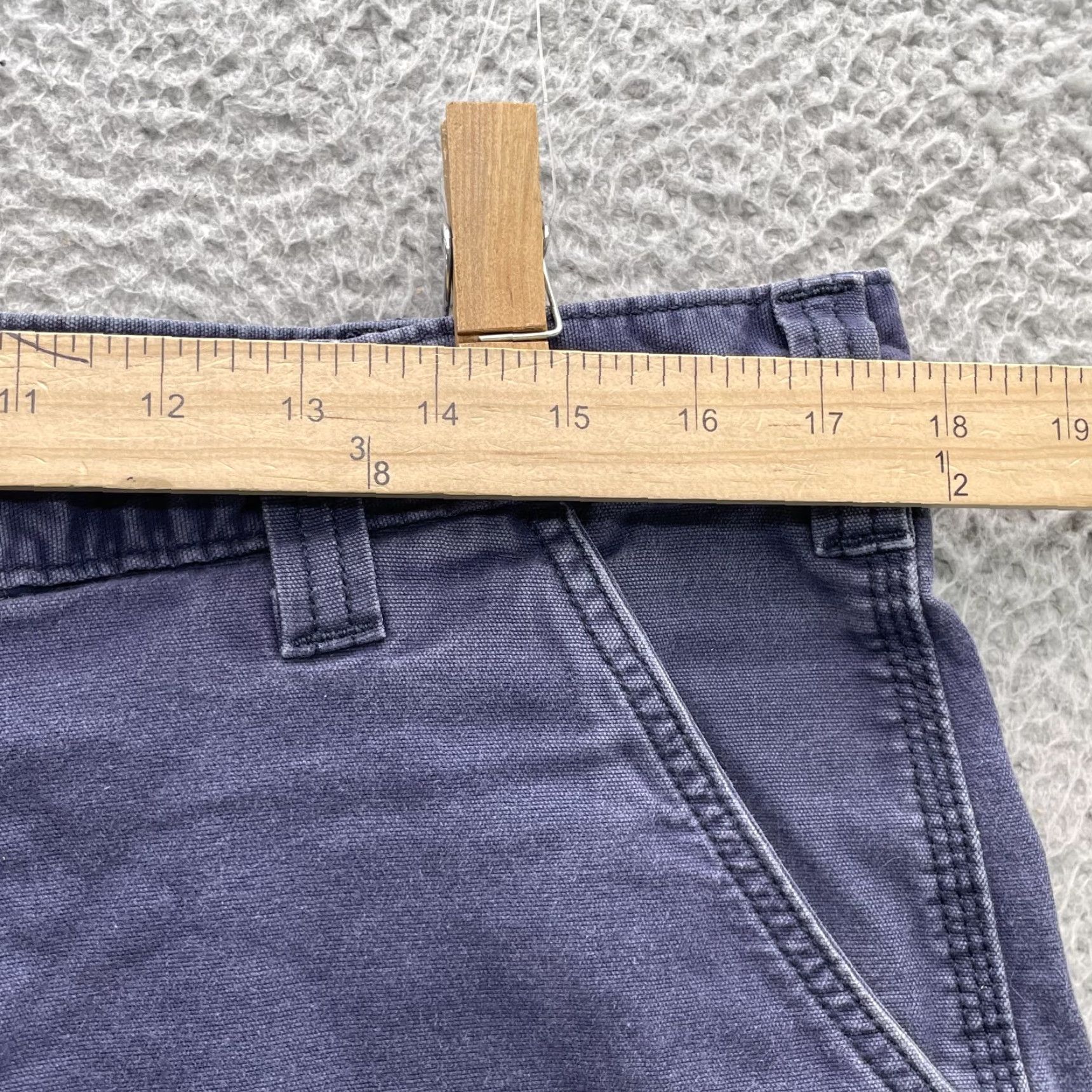 Carhartt Carhartt Shorts Mens 35 Blue Crop Relaxed Workwear Skate Grunge Y2k Short Cargo 90s Nature Outdoor Mens Size US 35 - 3 Thumbnail