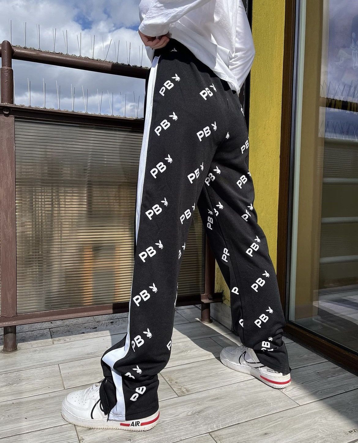 Playboy missguided sweatpants clearance