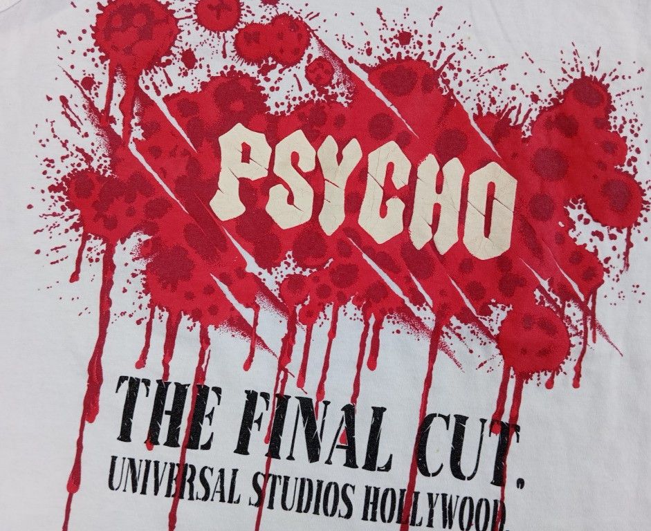 Vintage Psycho 🧠🪓😱 Universal Studio 🎬🎥 Sleeveless Tank Top Size US L / EU 52-54 / 3 - 1 Thumbnail