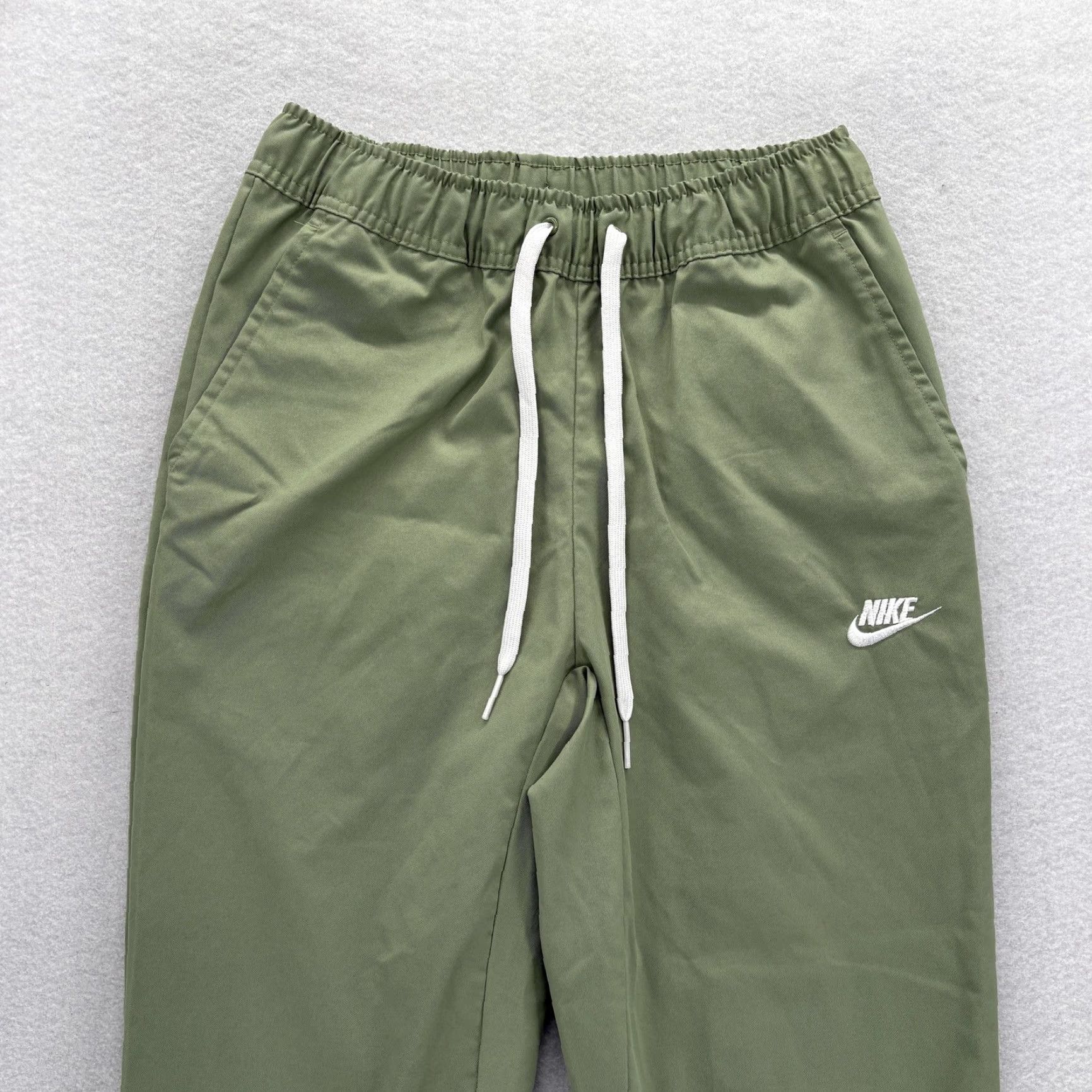 Nike Nike Pants Mens Small Green Woven Joggers Lightweight Gym Training Size US 29 - 2 Thumbnail