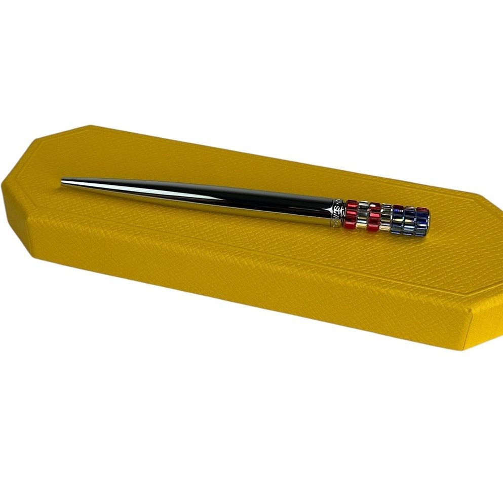 Swarovski Swarovski Lucent Ballpoint pen Red and blue, American Flag Size ONE SIZE - 8 Thumbnail