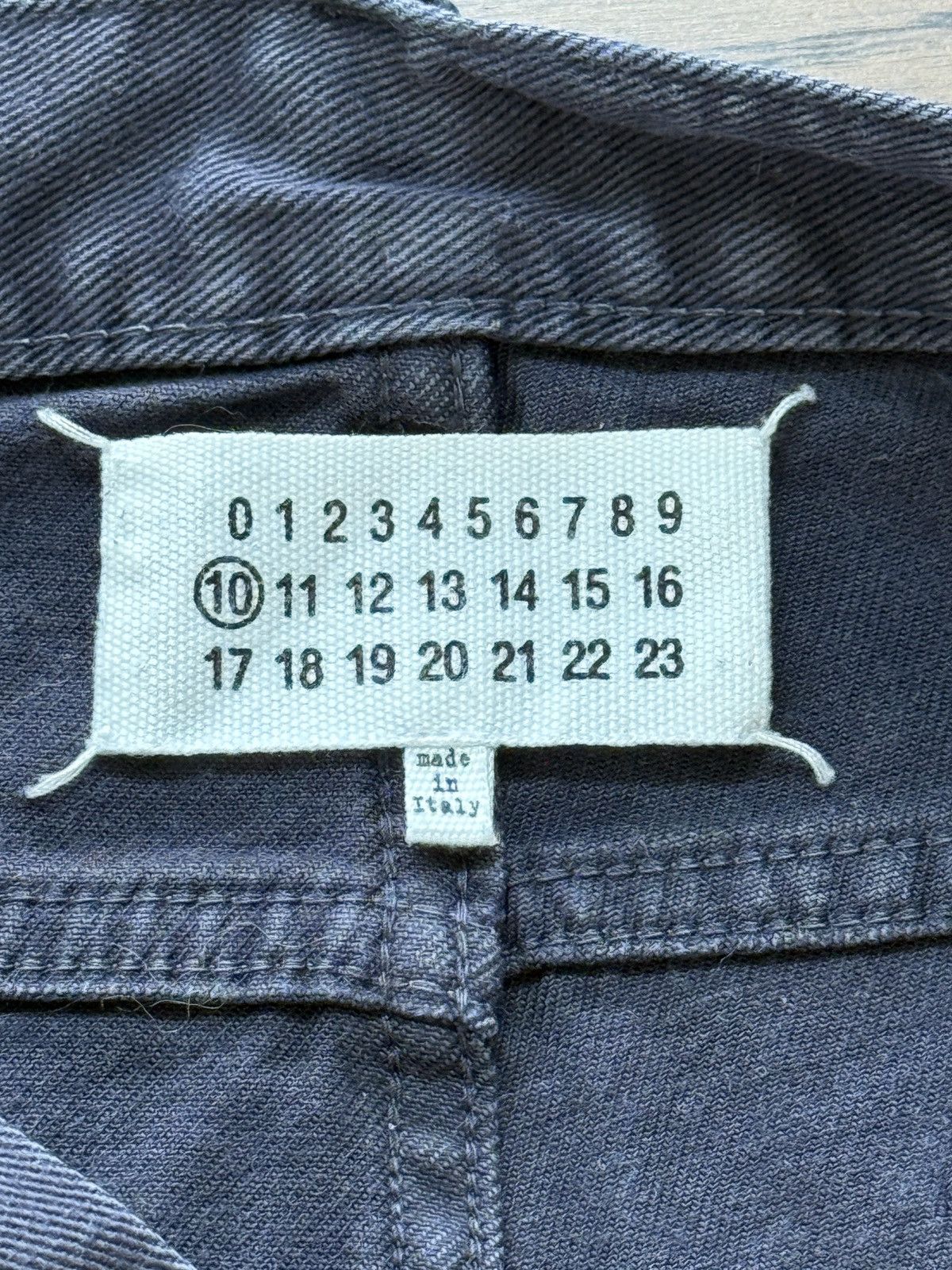 Maison Margiela Early Martin Margiela Line 10 Mens Blue Twill Slim Jeans Size US 33 - 3 Thumbnail