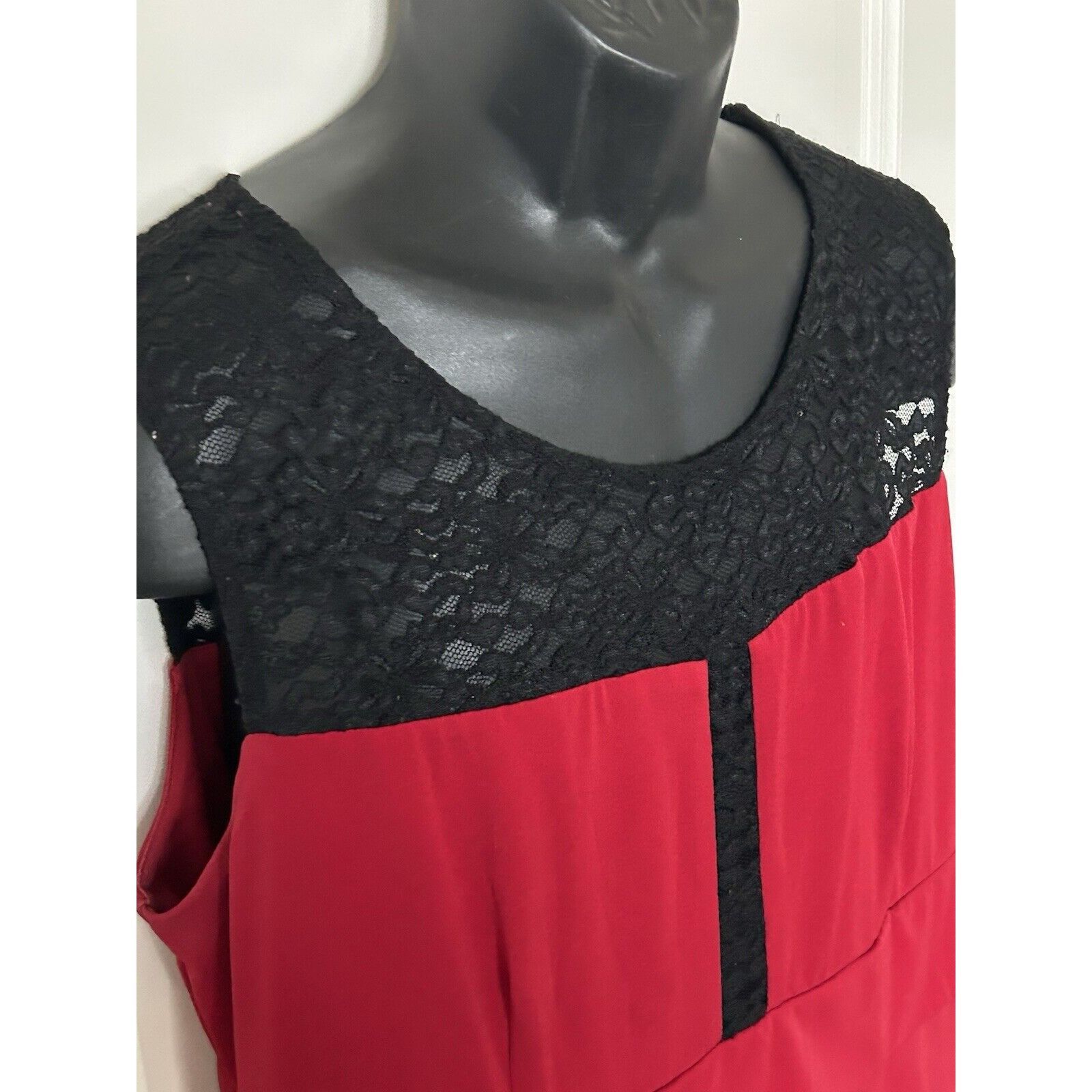 Other ENFOCUS Women Black & Red Bodycon Dress Size 20W Size 3XL / US 20-22 - 6 Thumbnail