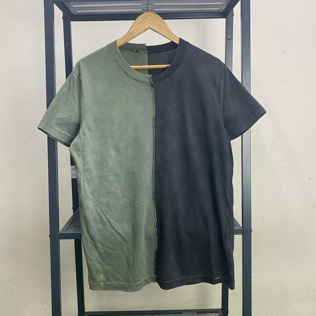 Diesel × Japanese Brand × Vintage 💥Y2k FADED Vintage Diesel Double Cut And Sew T-Shirt 90s Size US L / EU 52-54 / 3 - 1 Thumbnail