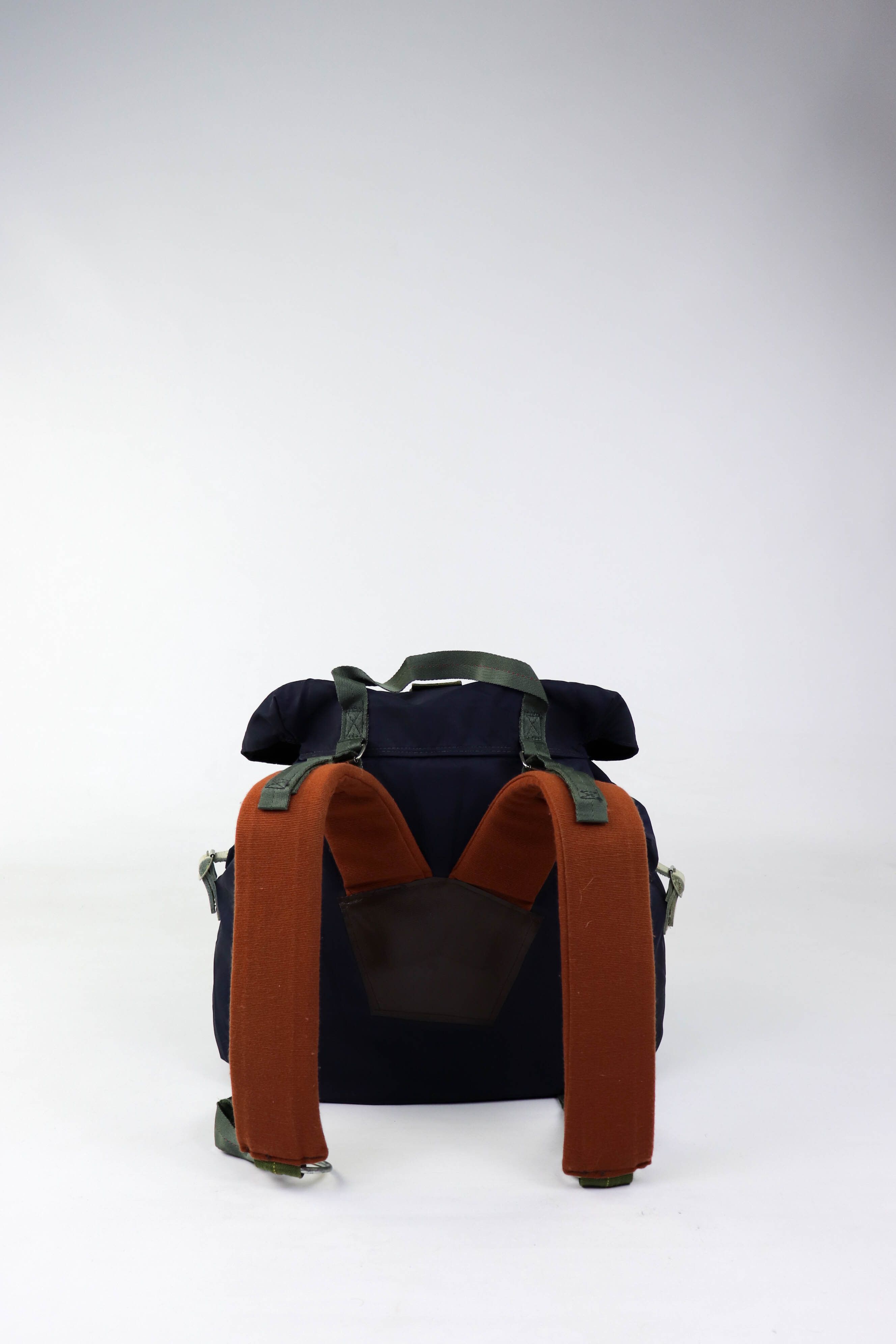 Vintage Vintage Custom Made Nylon/Leather Military Army Rucksack Size ONE SIZE - 8 Thumbnail