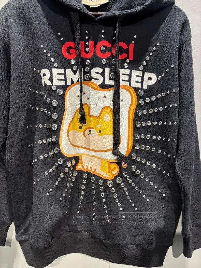 Gucci Gucci Rhinestone toast dog hoodie Size US XS / EU 42 / 0 - 4 Thumbnail