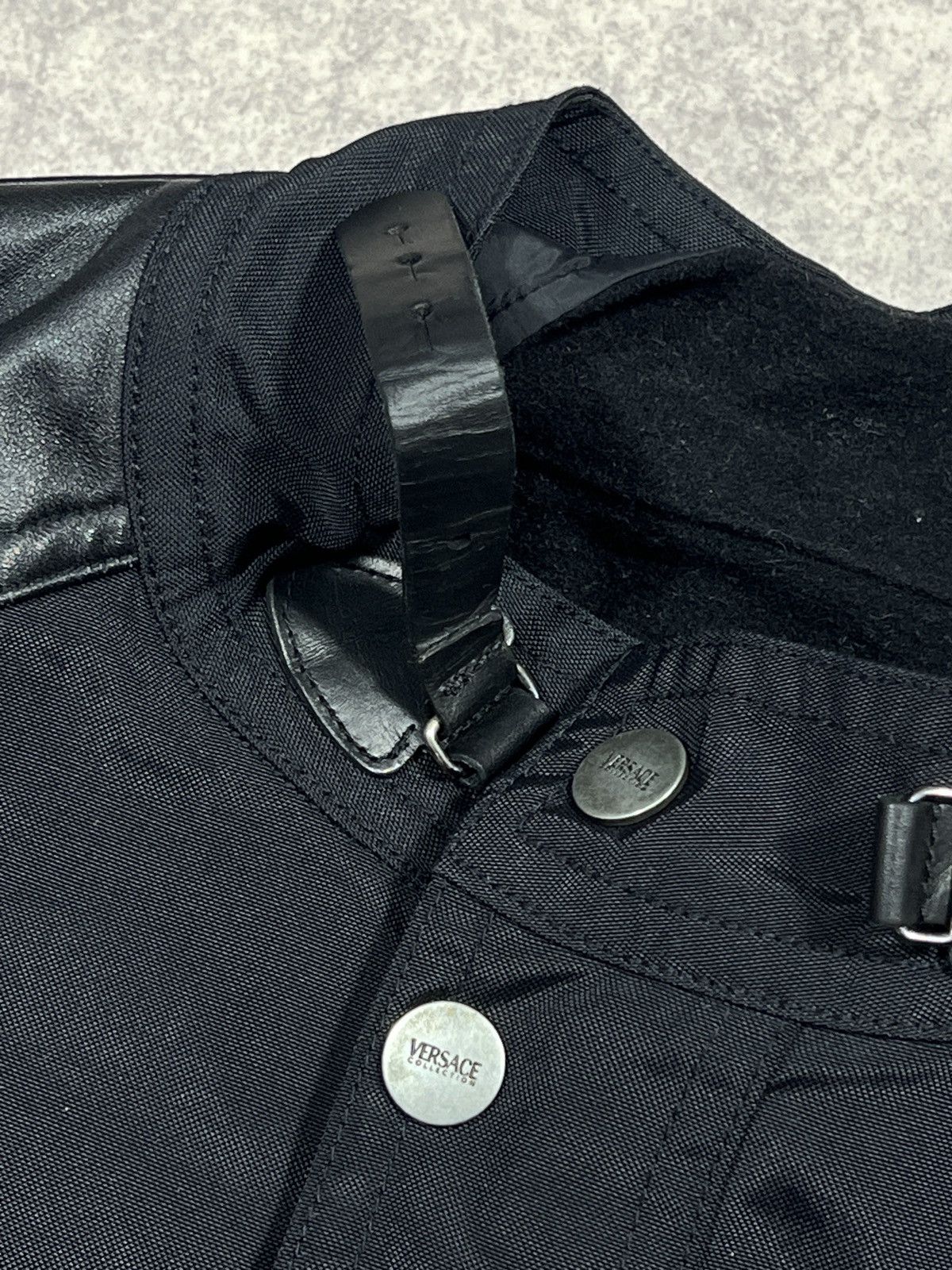 Versace Versace multi pocket leather jacket Size US XXL / EU 58 / 5 - 4 Thumbnail