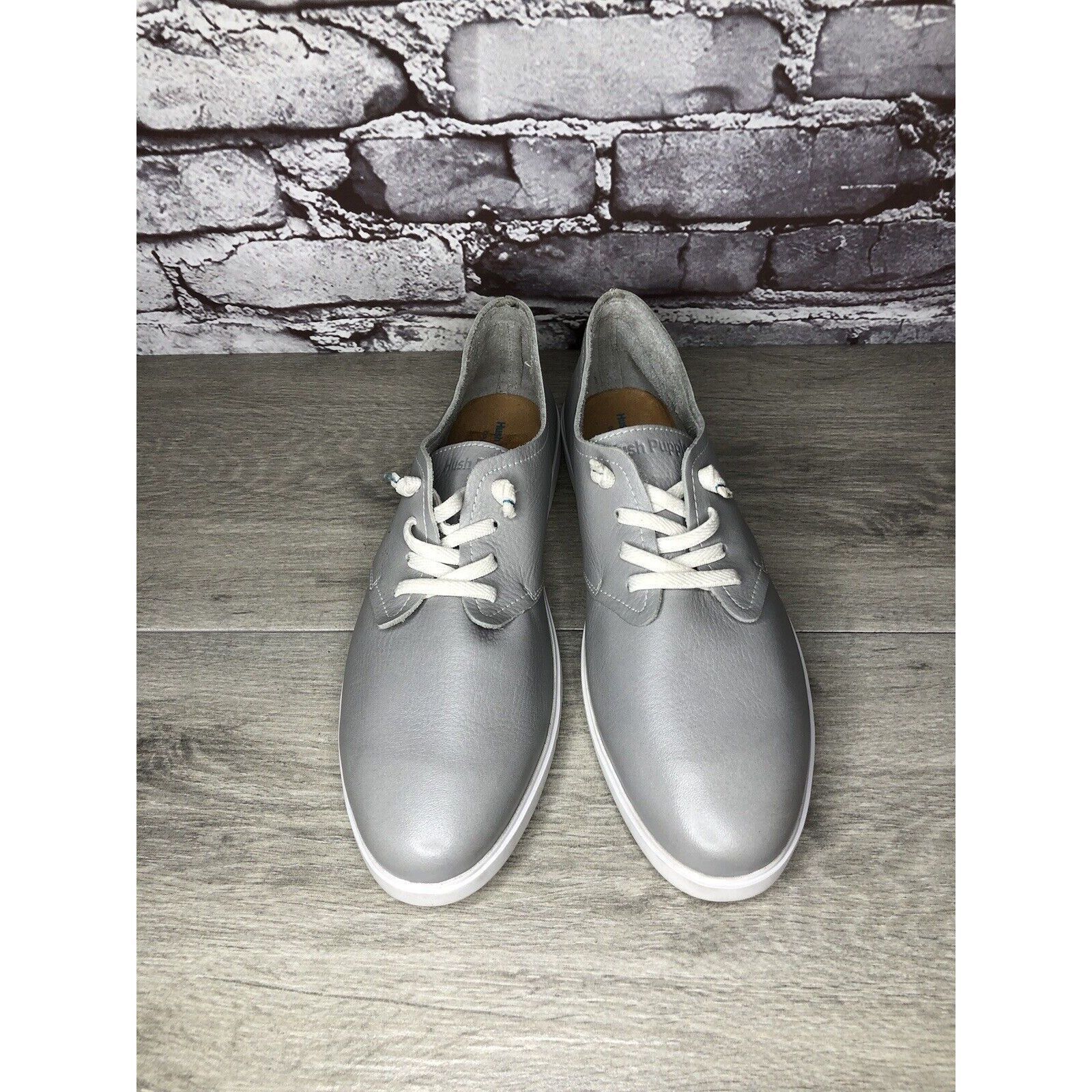Hush Puppies Hush Puppies Bounce Plus Gray Leather Lightweight Sneakers W Size US 12 / IT 42 - 20 Thumbnail