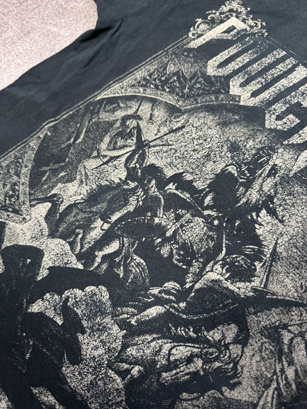 Band Tees Vintage 2000s Powerwolf T Shirt Metal Is Religion Y2k Size US L / EU 52-54 / 3 - 9 Thumbnail